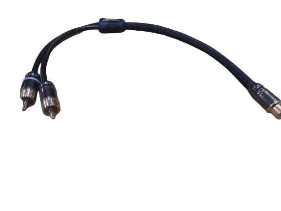 Sundown Audio Full Tilt HQ Series 2 Male-to-1 Female Y-Splitter RCA Cable