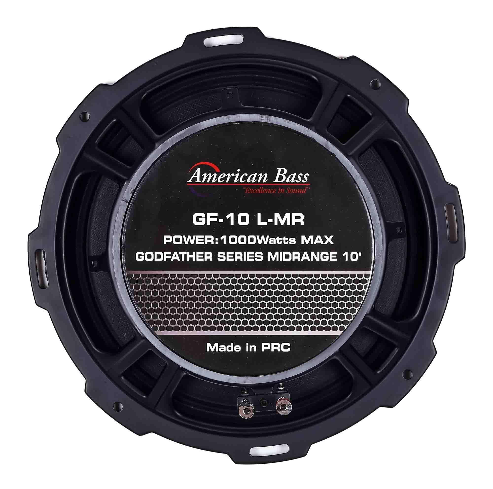 American Bass Godfather 10" Midrange Speaker 500 Watts