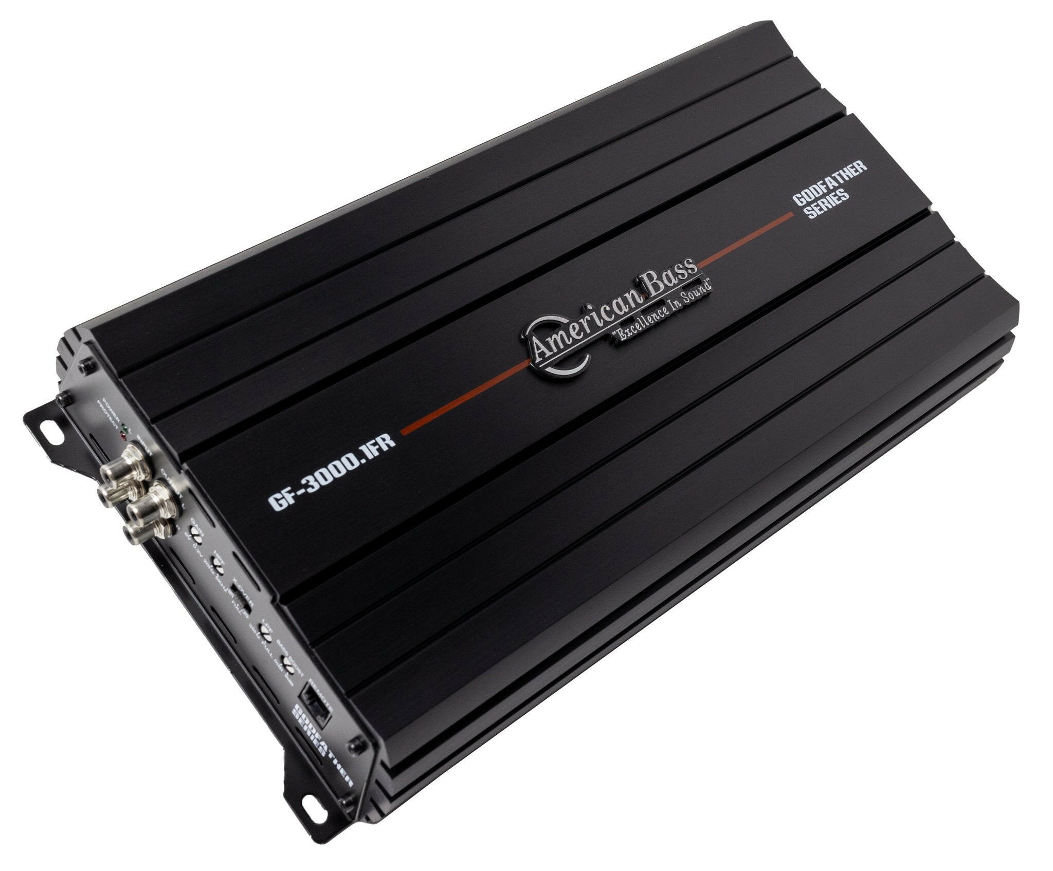 American Bass Godfather 3000.1 Class AB High Performance Digital Monoblock Amplifier 3000W RMS