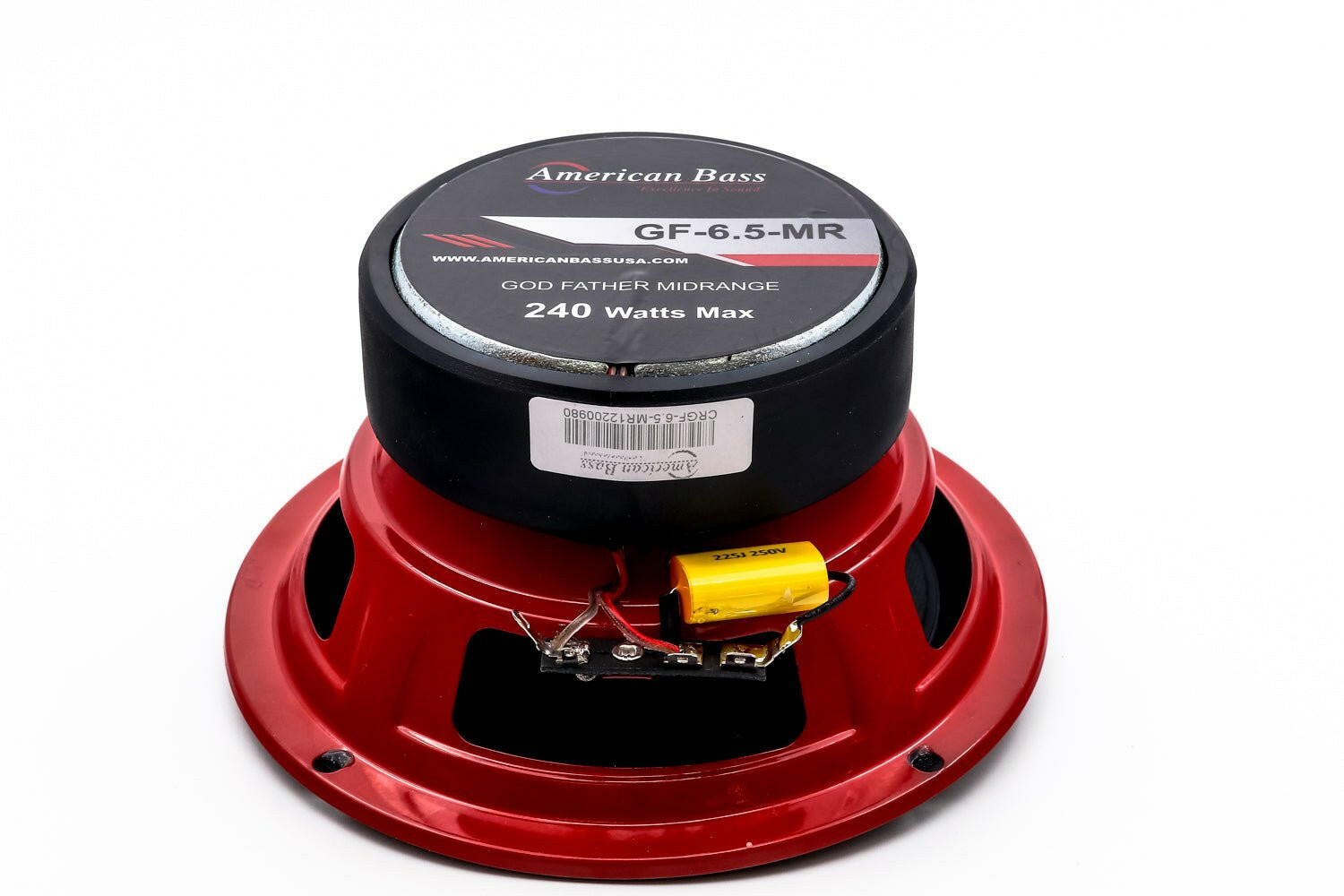 American Bass Godfather 6.5 Midrange Speaker w/Tweeter 300 Watts