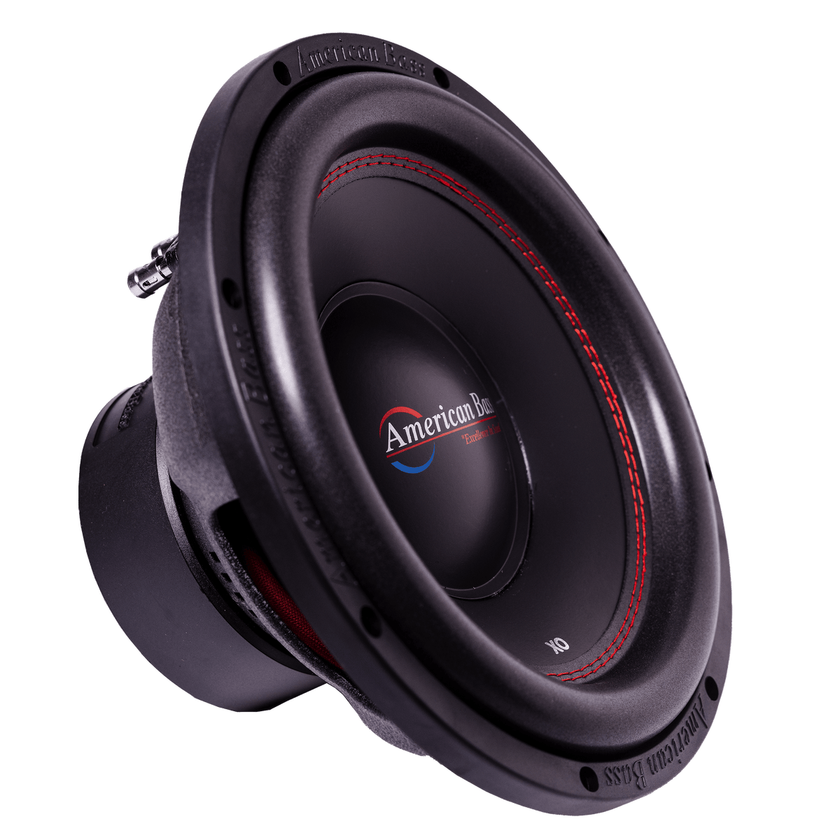 American Bass Ground Pound Bundle — 2x XO 12" Subwoofer + VFL Rebel REBEL-3000.1 Amplifier