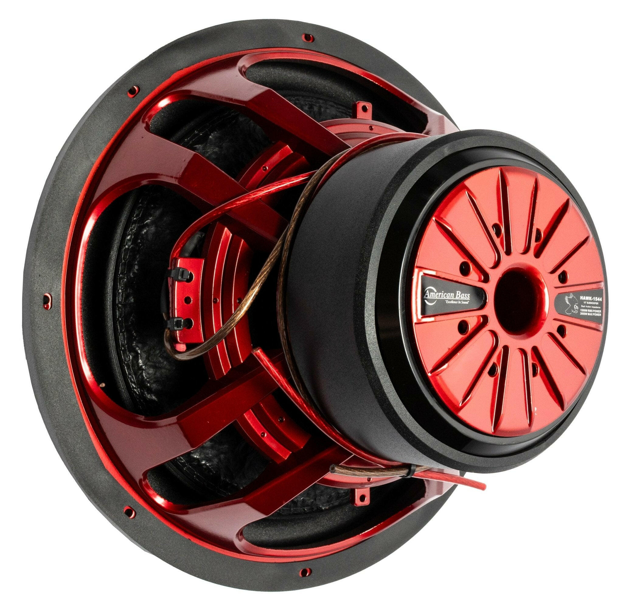 American Bass Hawk 15" Car Subwoofer 1500 Watts RMS Dual Voice Coil 4 Ohm
