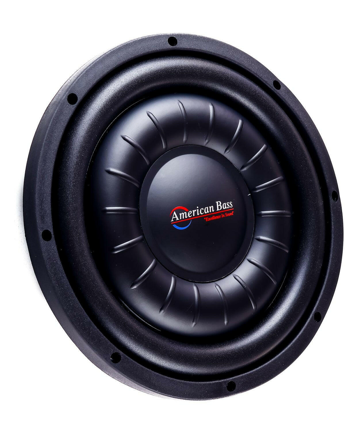 American Bass Hawk Slim 10" Car Subwoofer 700 Watts RMS Dual Voice Coil 2 Ohm or 4 Ohm (Shallow Mount)