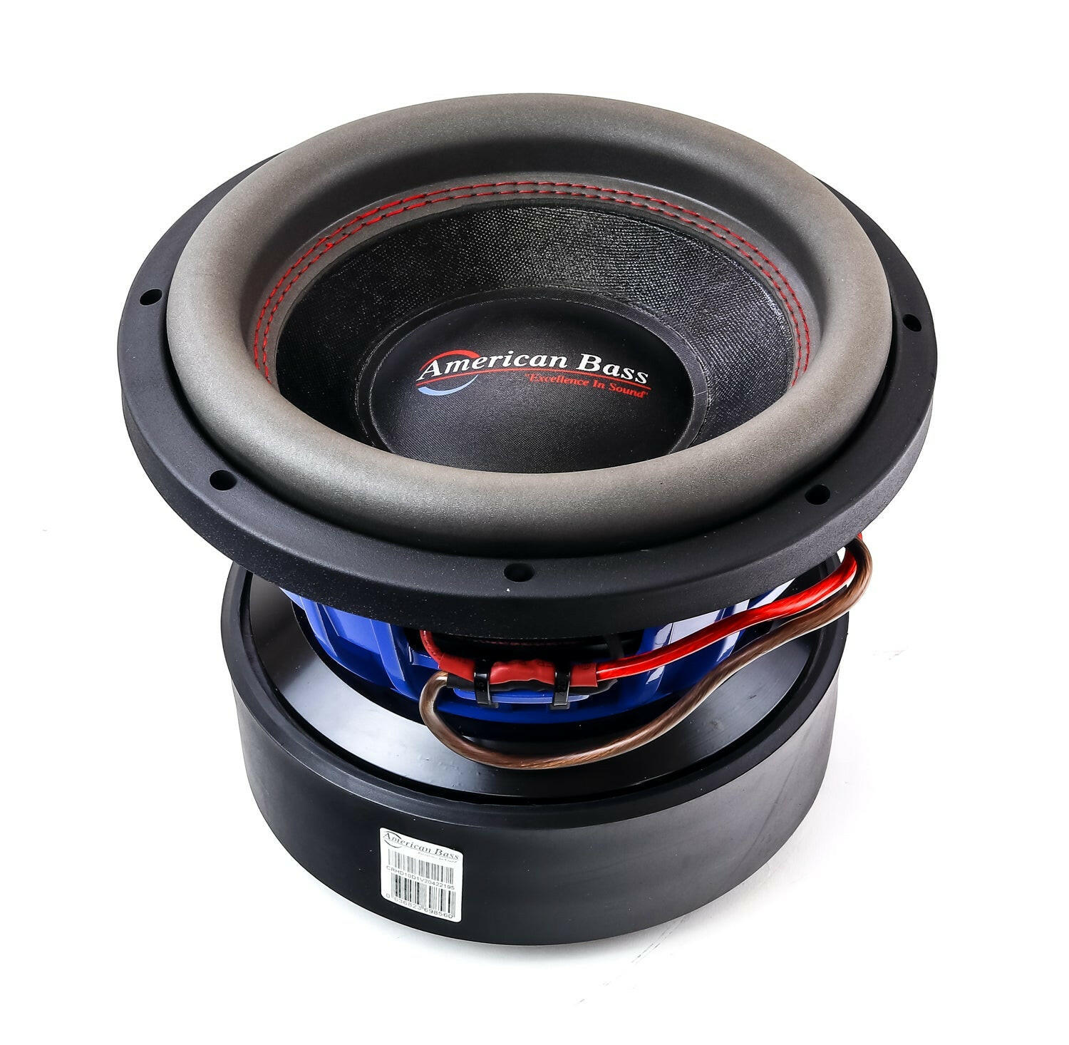 American Bass HD 10" Car Subwoofer 2000 Watts RMS Dual Voice Coil 1 Ohm or 2 Ohm