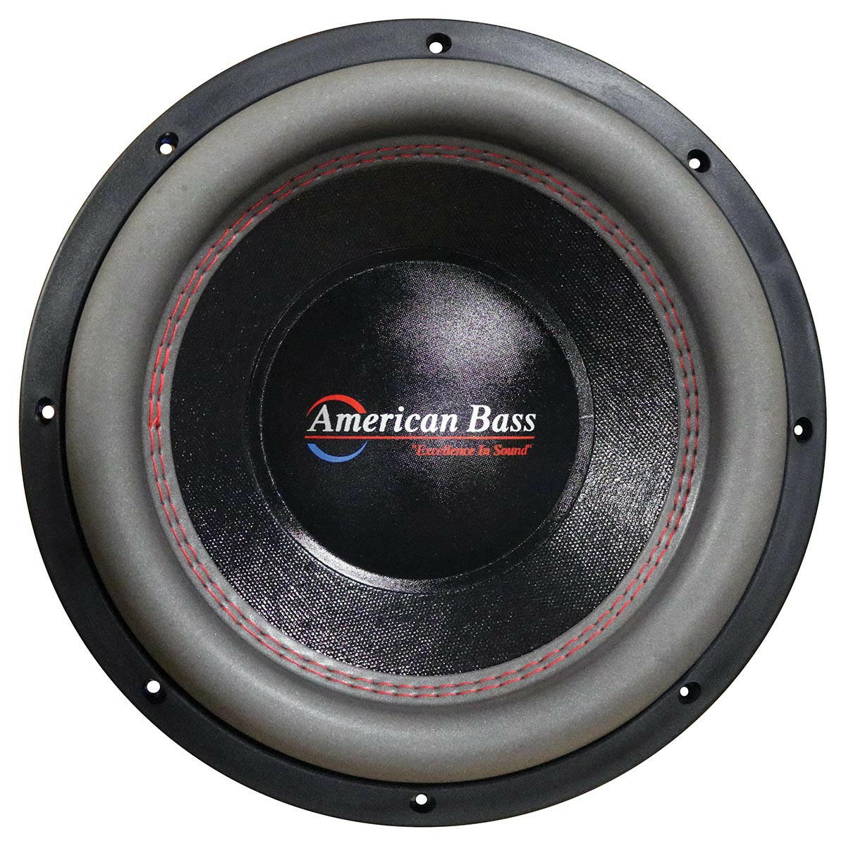 American Bass HD 10" Car Subwoofer 2000 Watts RMS Dual Voice Coil 1 Ohm or 2 Ohm