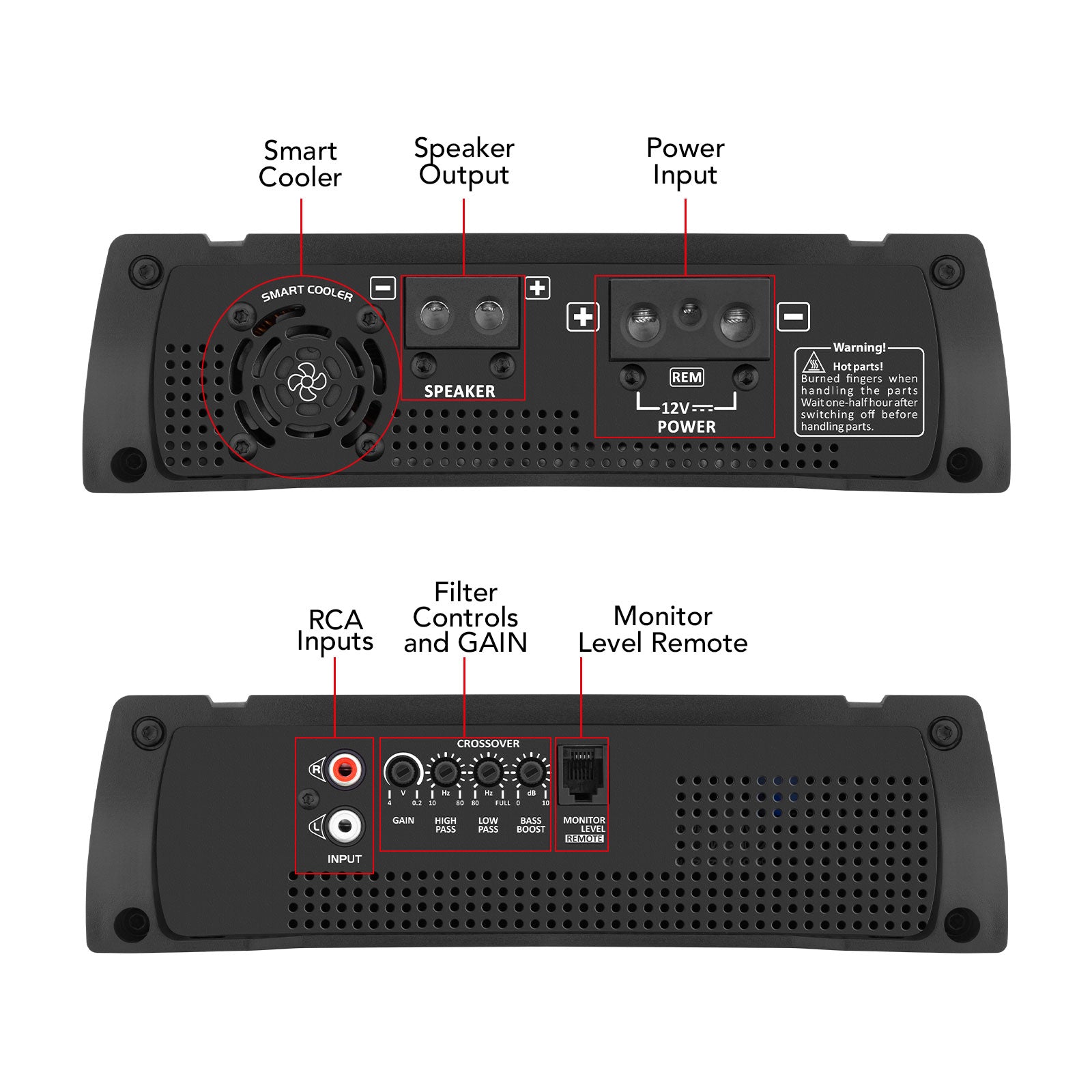Taramps HD 2000 Car Audio Amplifier - 5