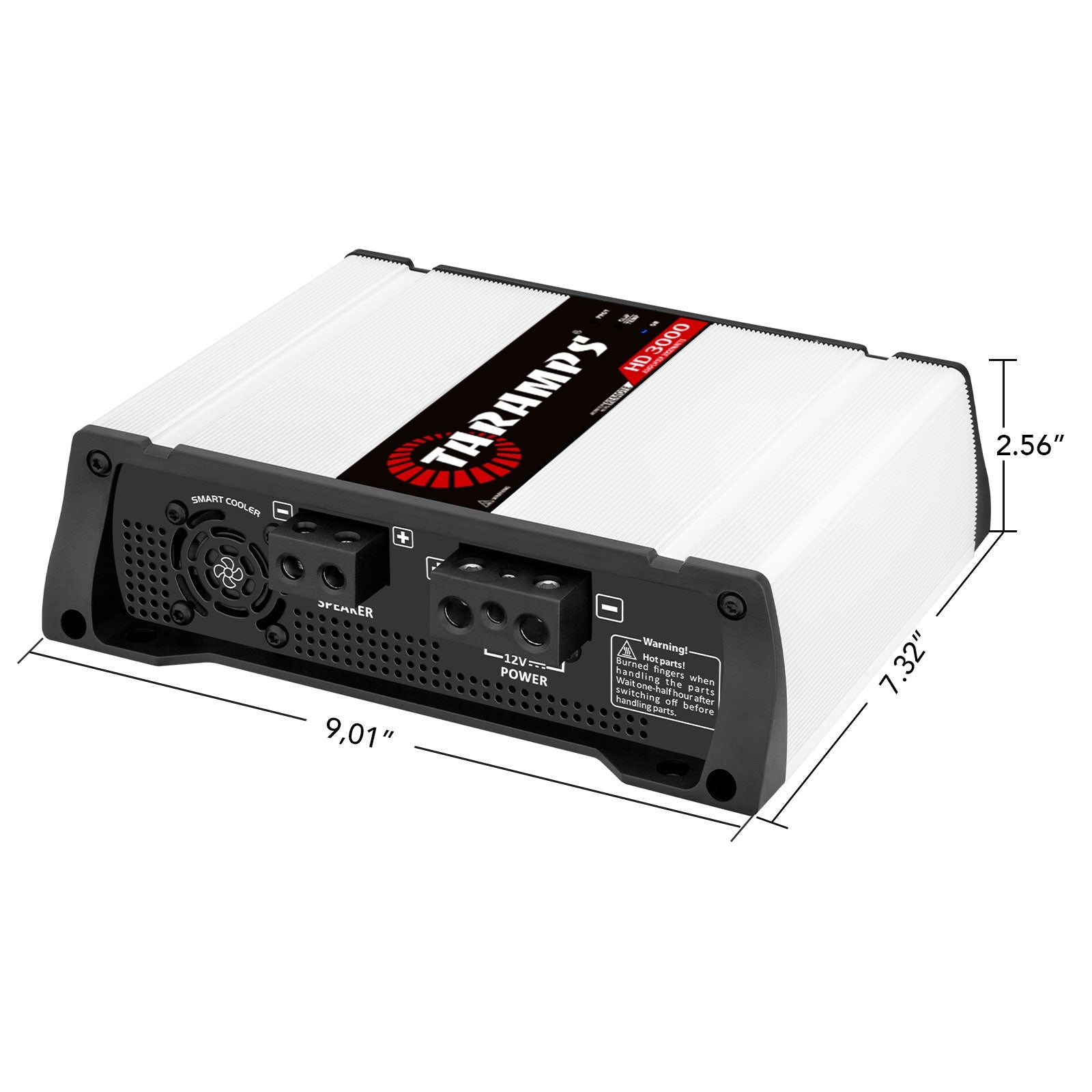 Taramps HD 3000 1 OHM + TS 400x4 2 OHM Car Audio Amplifier COMBO - 12