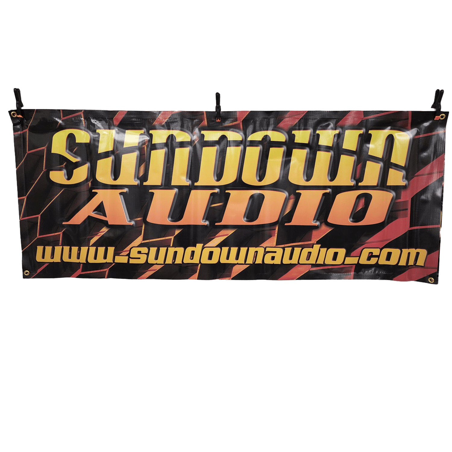 Sundown Audio Honeycomb Logo Banner
