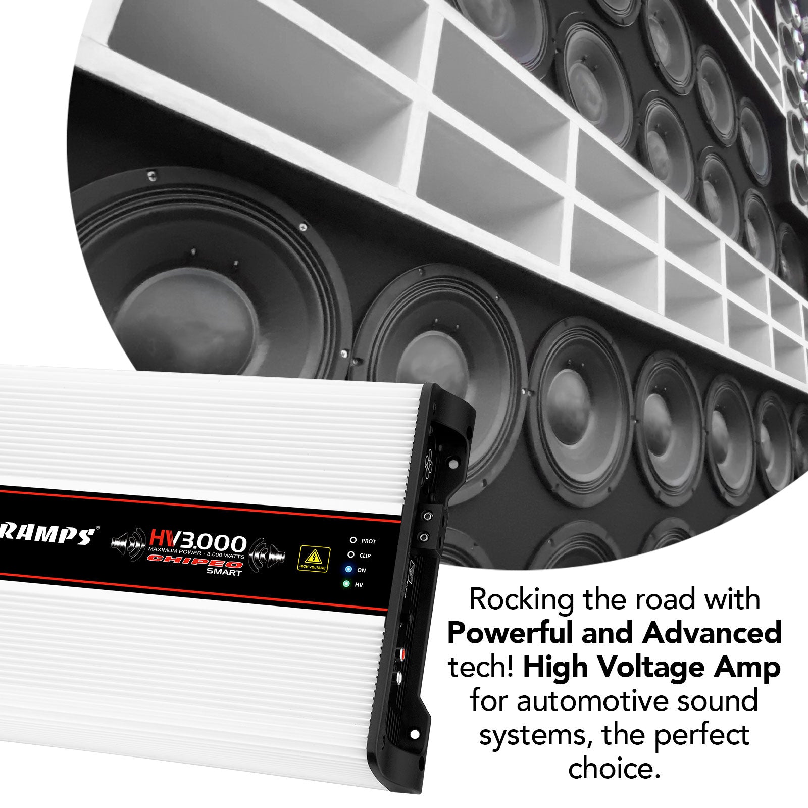 Taramps HV 3.000 CHIPEO SMART Car Audio Amplifier - 9