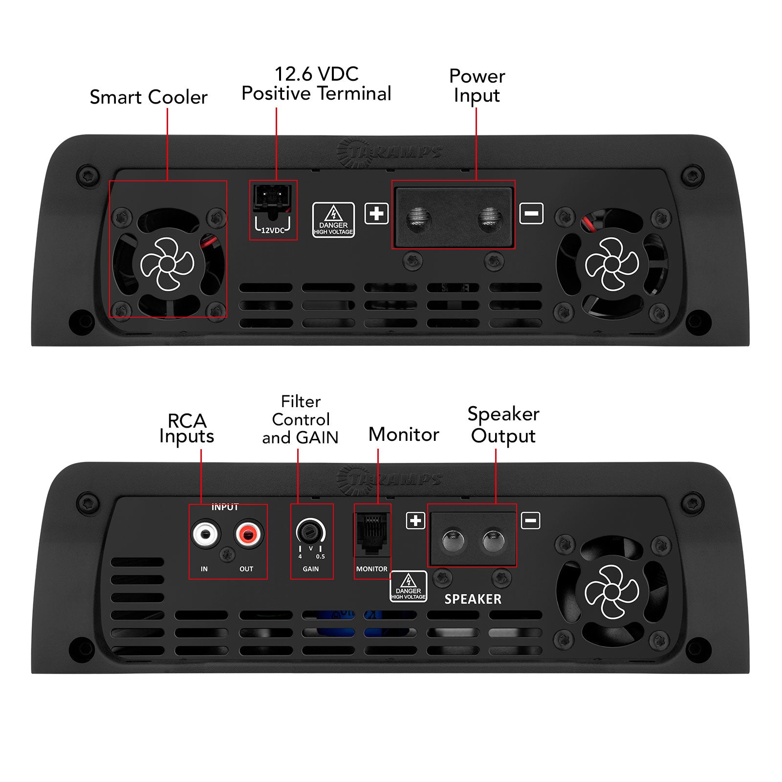 Taramps HV 3.000 CHIPEO SMART Car Audio Amplifier - 5