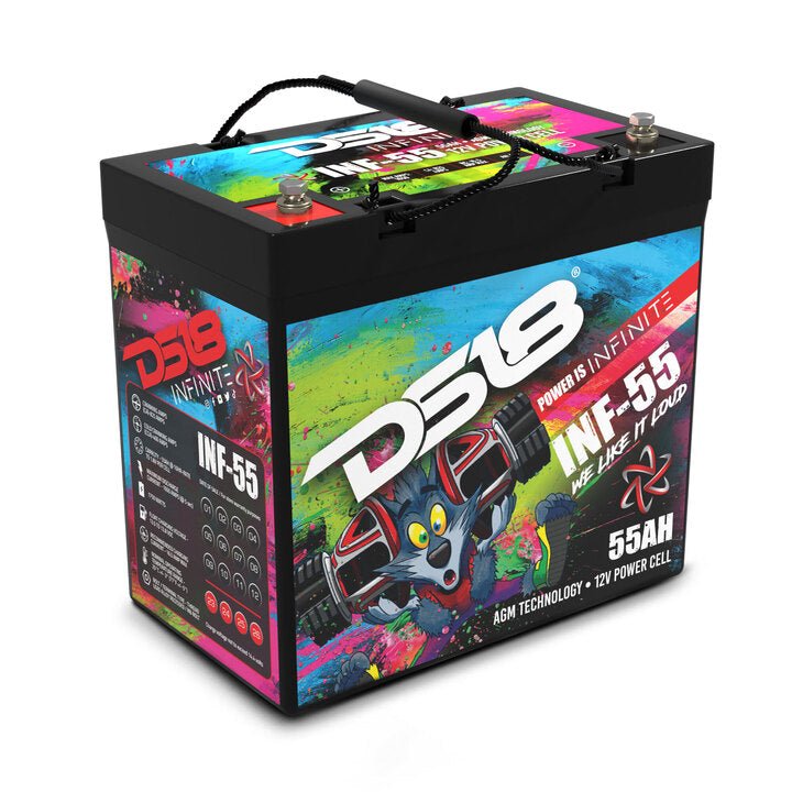 DS18 INFINITE 55 AH AGM Power Cell 12 Volt Battery