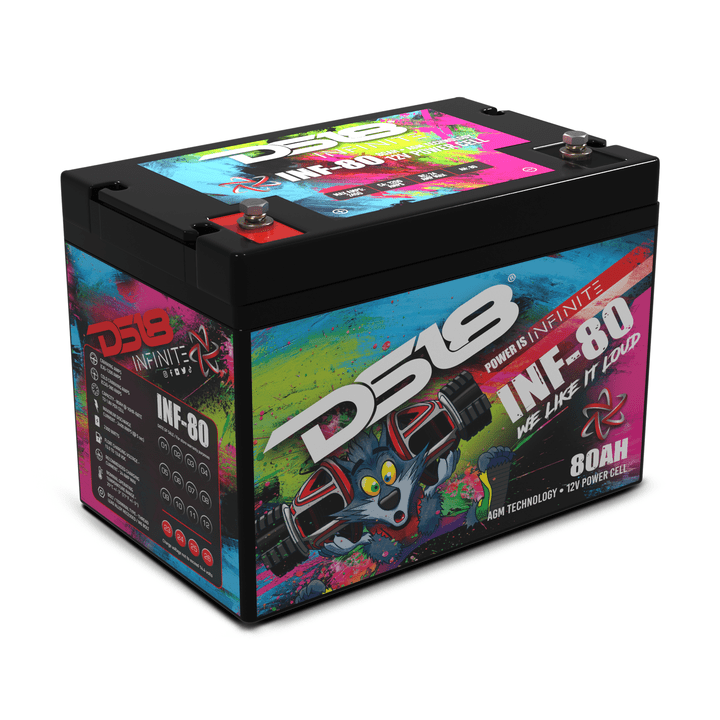 DS18 INFINITE 80 AH AGM Power Cell 12 Volt Battery