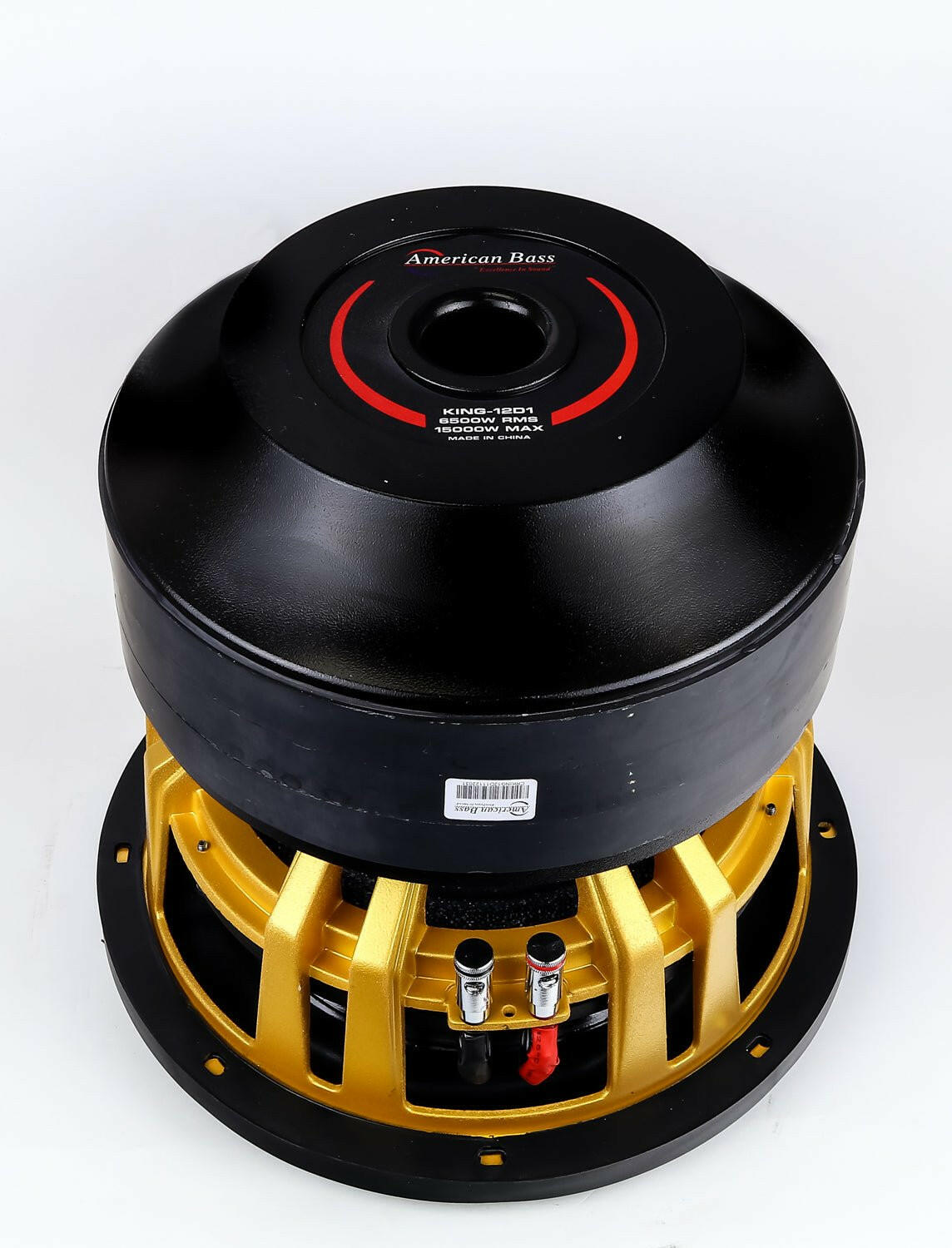 American Bass King 12" Car Subwoofer 6500 Watts RMS Dual Voice Coil 1 Ohm or 2 Ohm