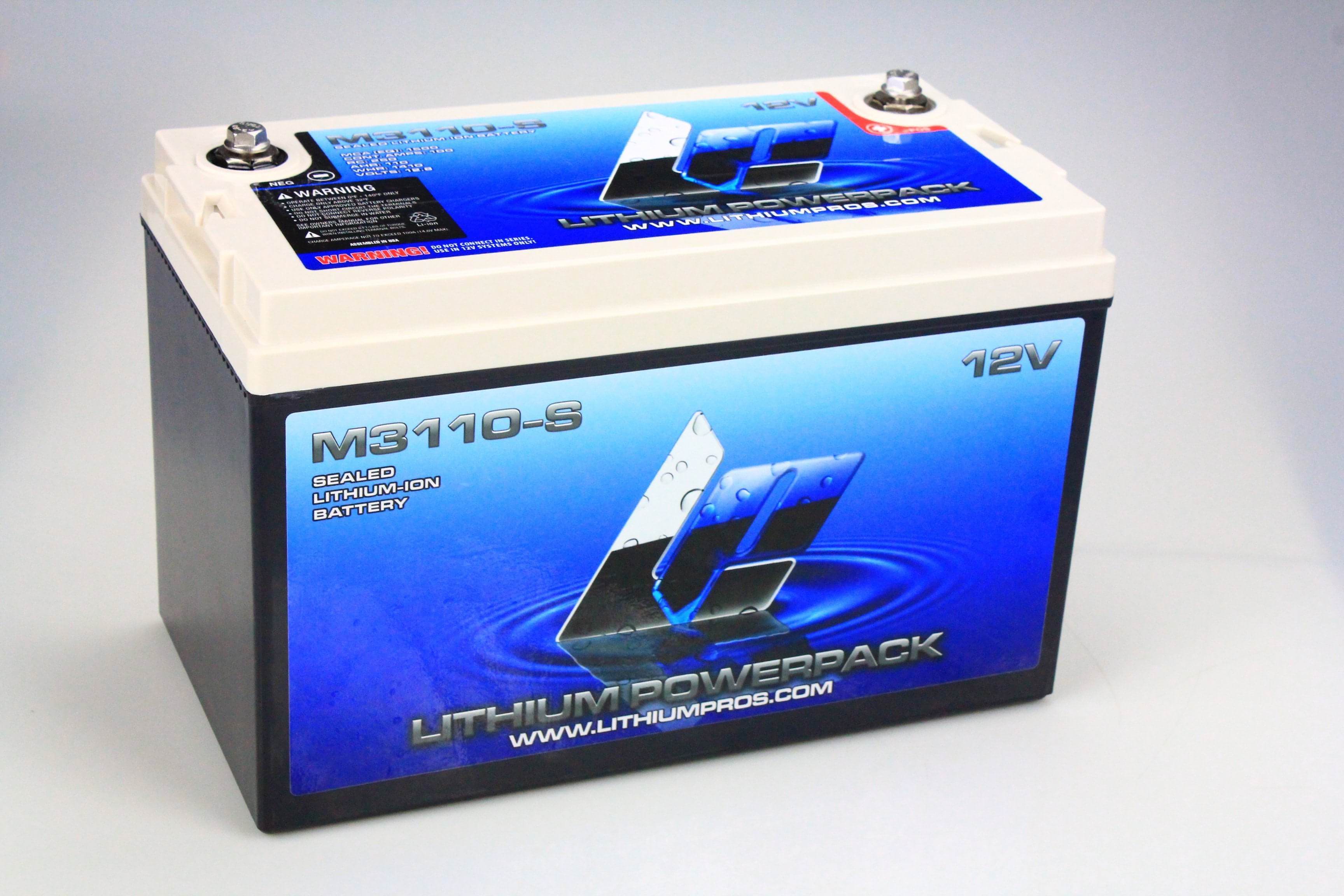 Lithium Pros M3110 12V 110Ah LiFePO4 Lithium Marine Starting Battery – JS Ultimate Sounds