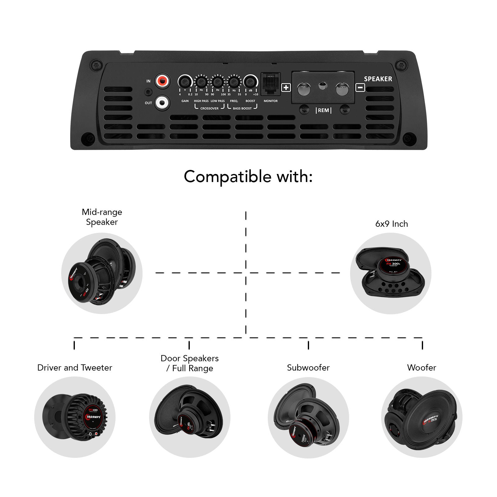 Taramps MD 8000.1 Car Audio Amplifier - 4