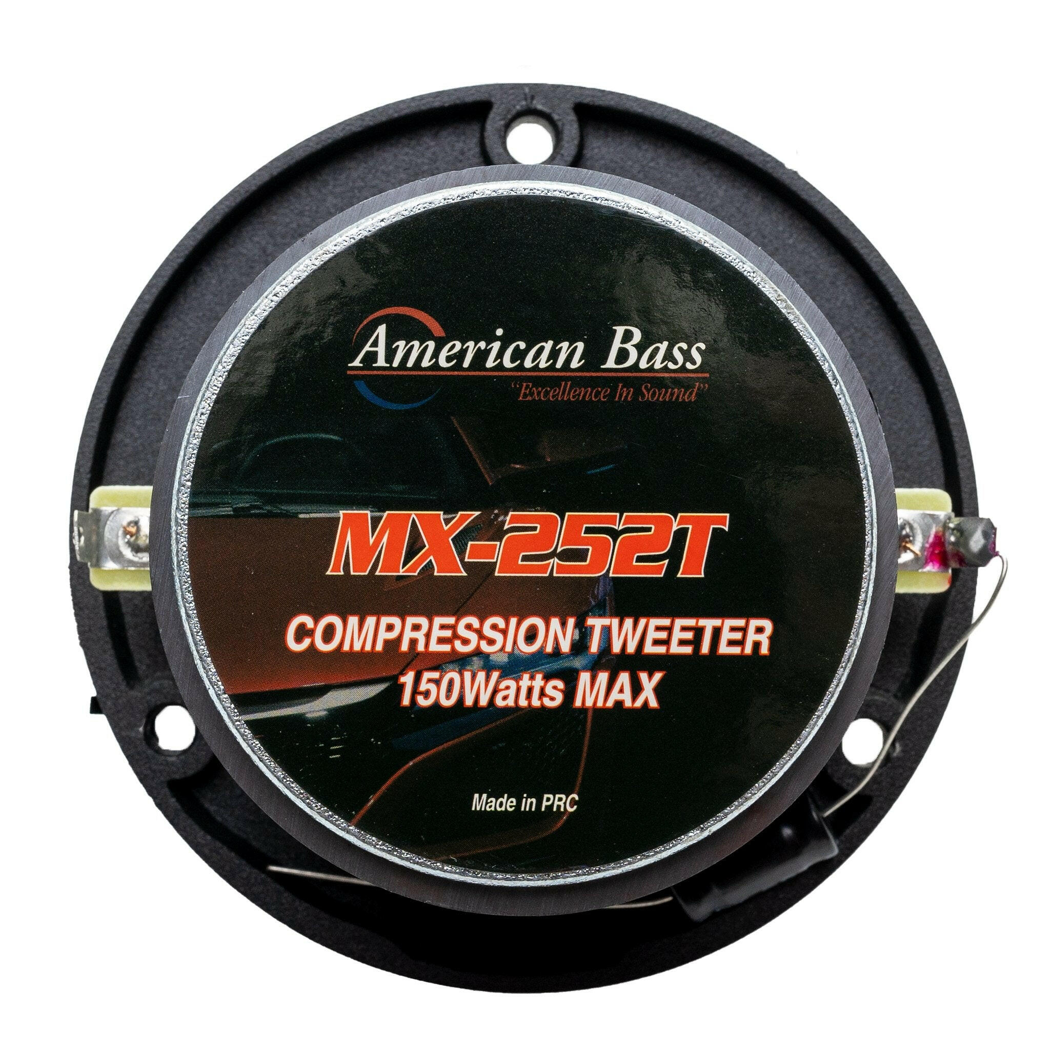 American Bass MX 252 Compression Super Tweeter (Black), 150 Watts