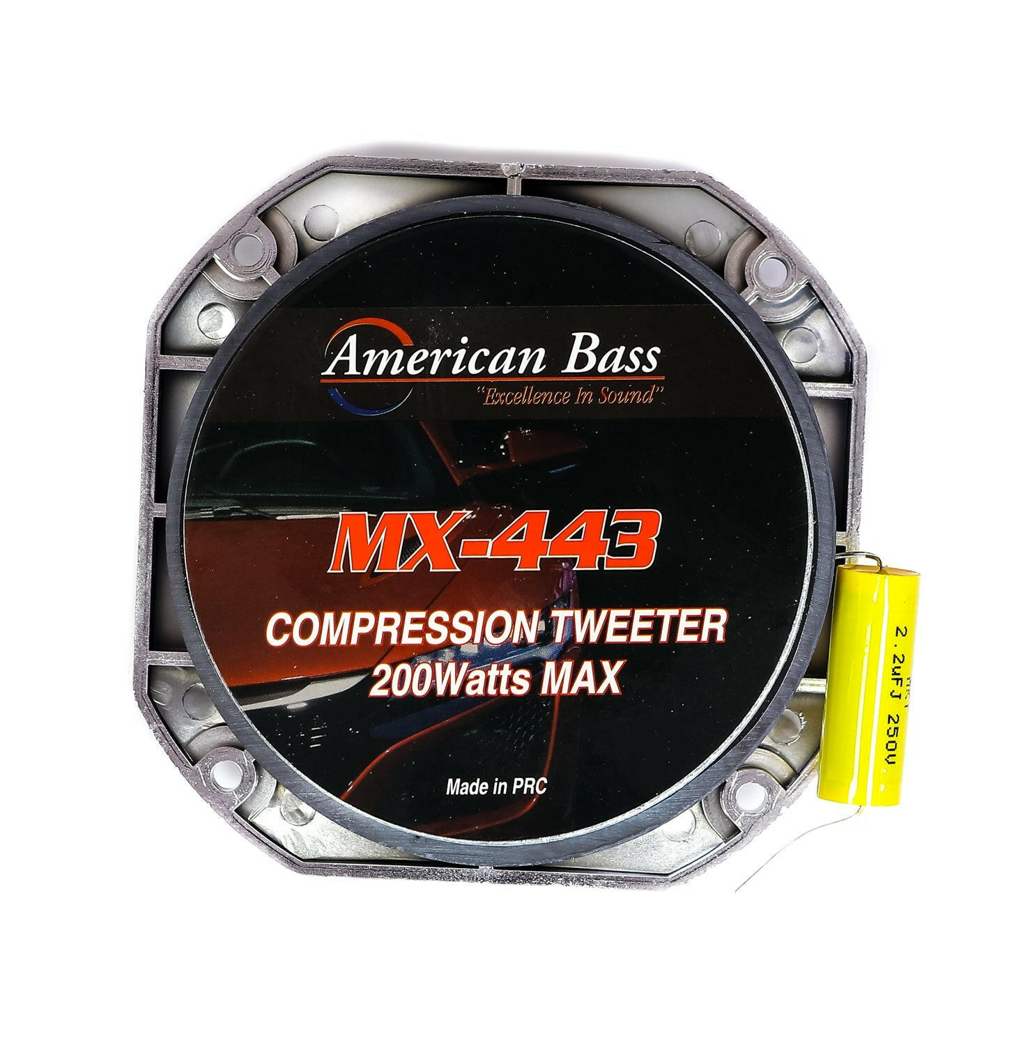 American Bass MX 443 Compression Super Tweeter, 200 Watts