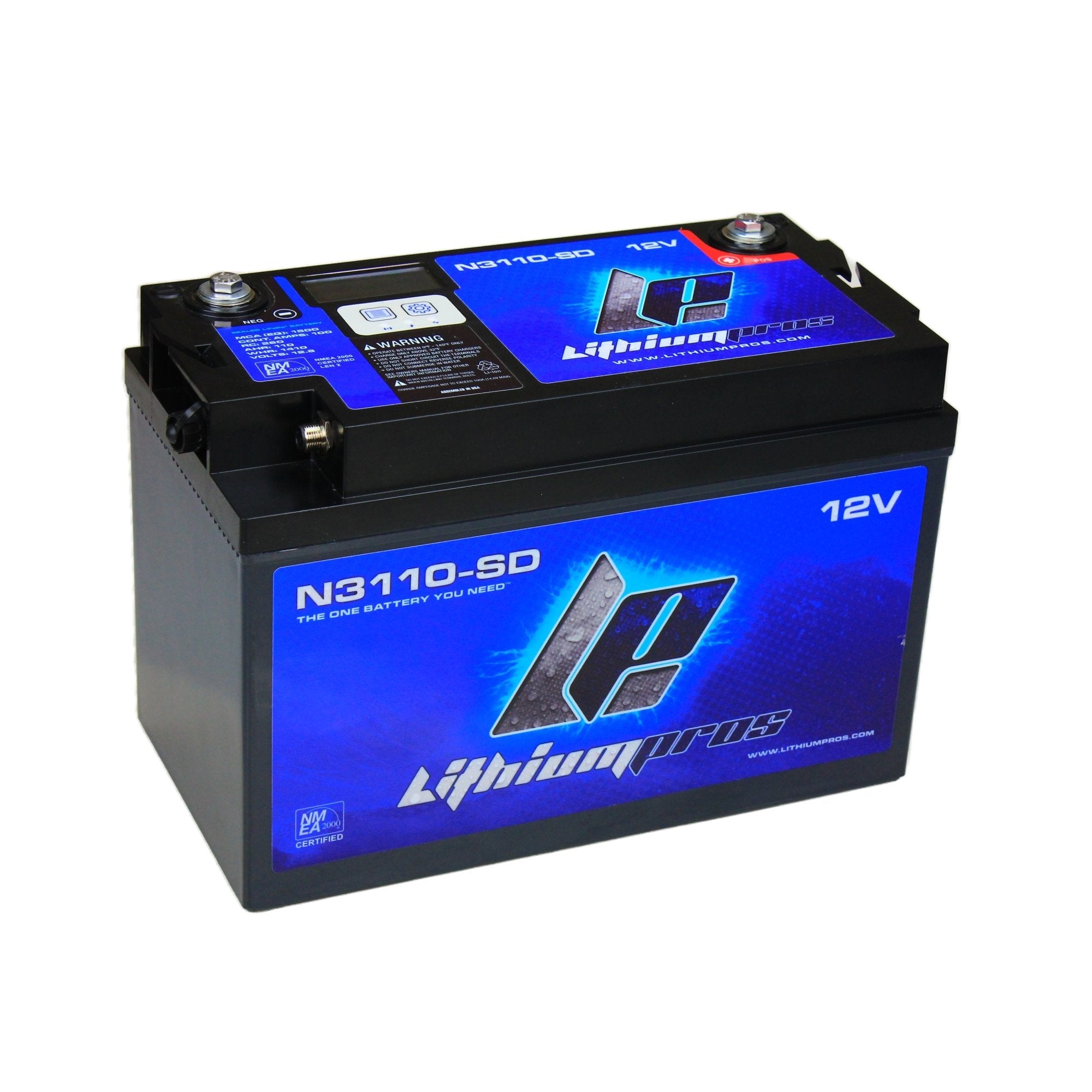 Lithium Pros N3110 12V 110Ah LiFePO4 Lithium Marine Starting Battery – JS Ultimate Sounds