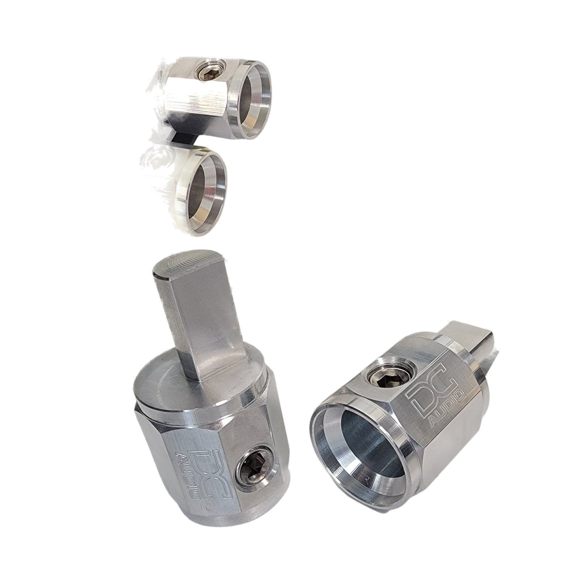 DC Audio Octo Series 2/0 to 1/0 Wire Reducer (Aluminum)