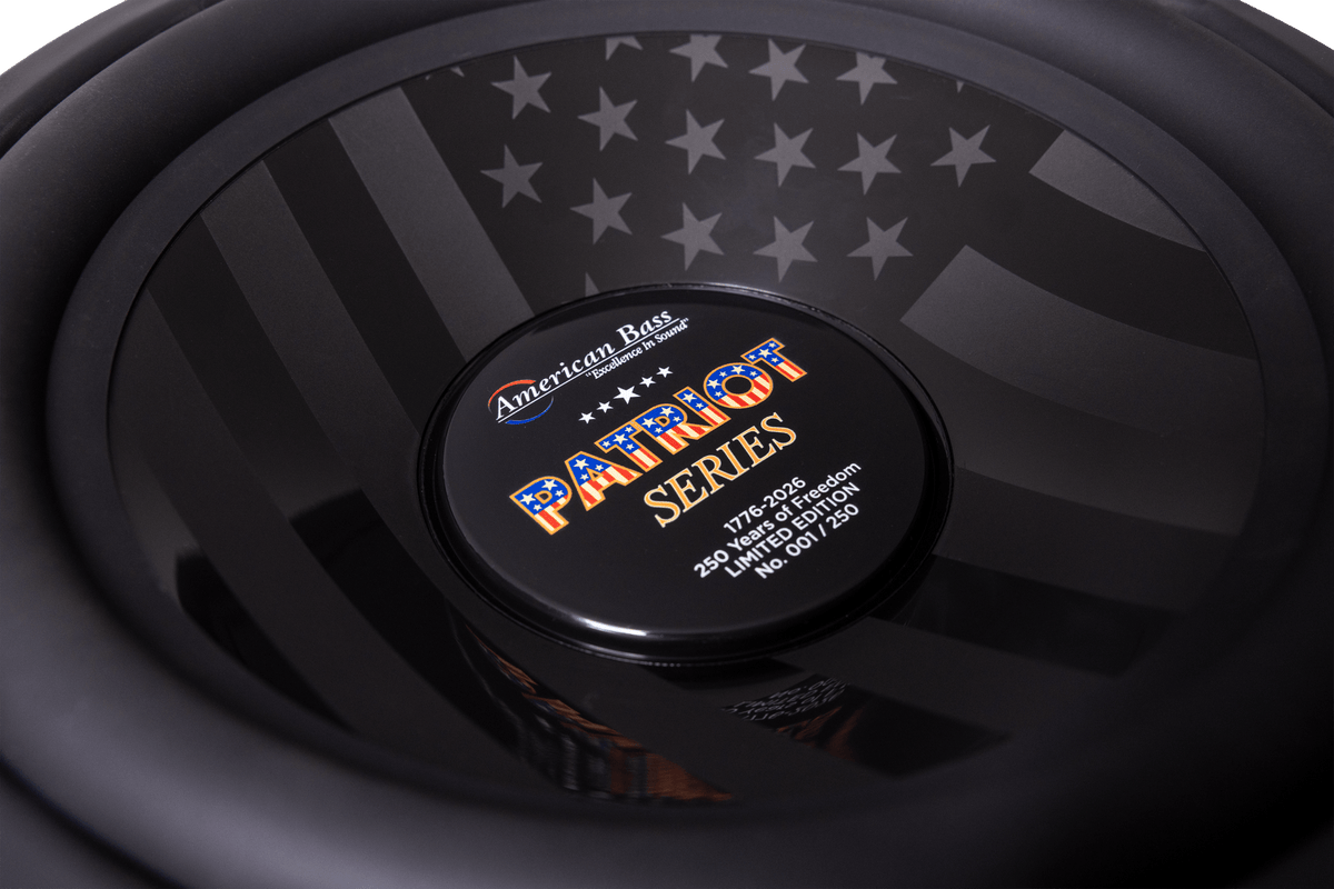 American Bass Patriot Series Limited 250 Edition 12" Subwoofer — 400W RMS Dual 4 Ohm