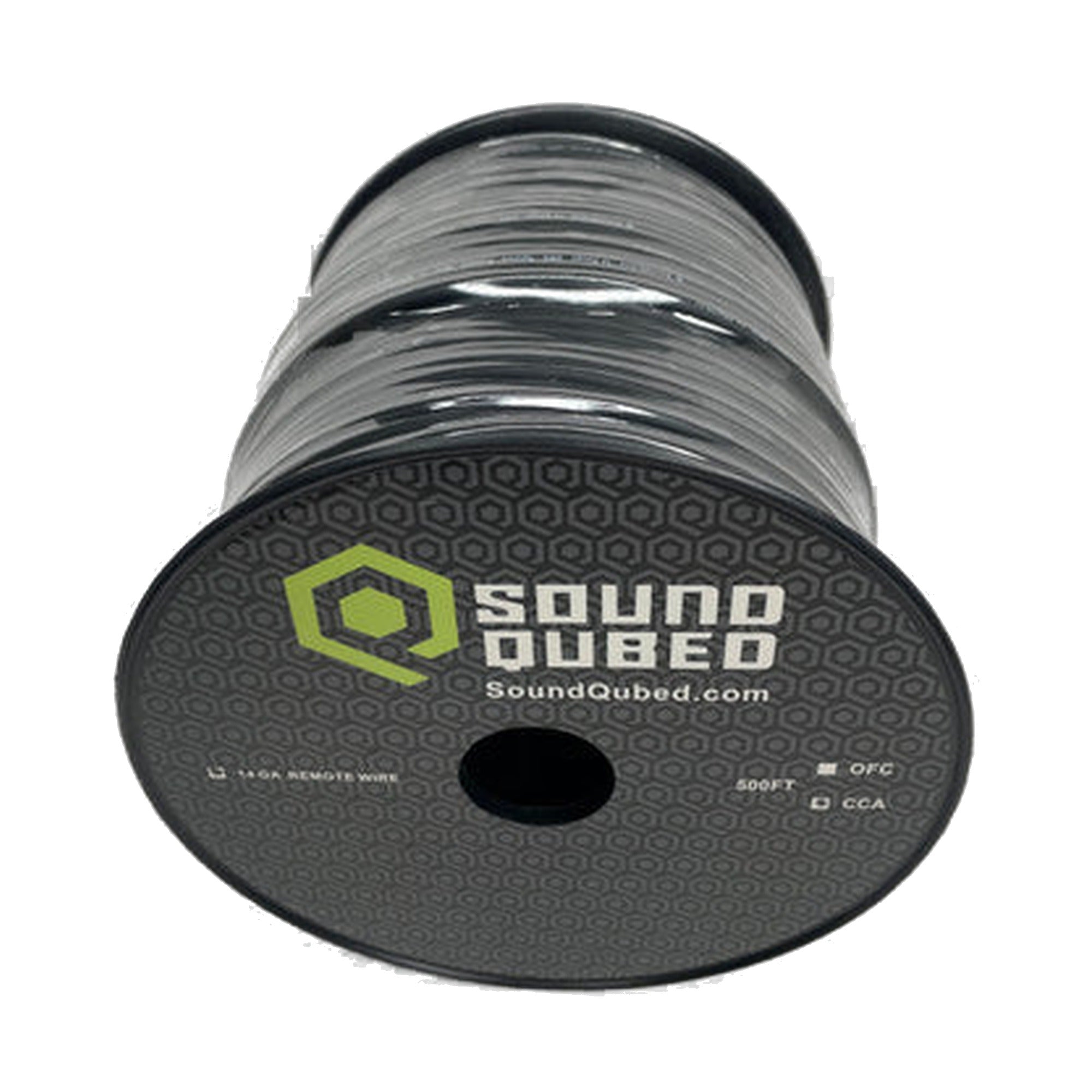 SoundQubed Primary wire Remote Wire (spool) 500 Ft. BLK