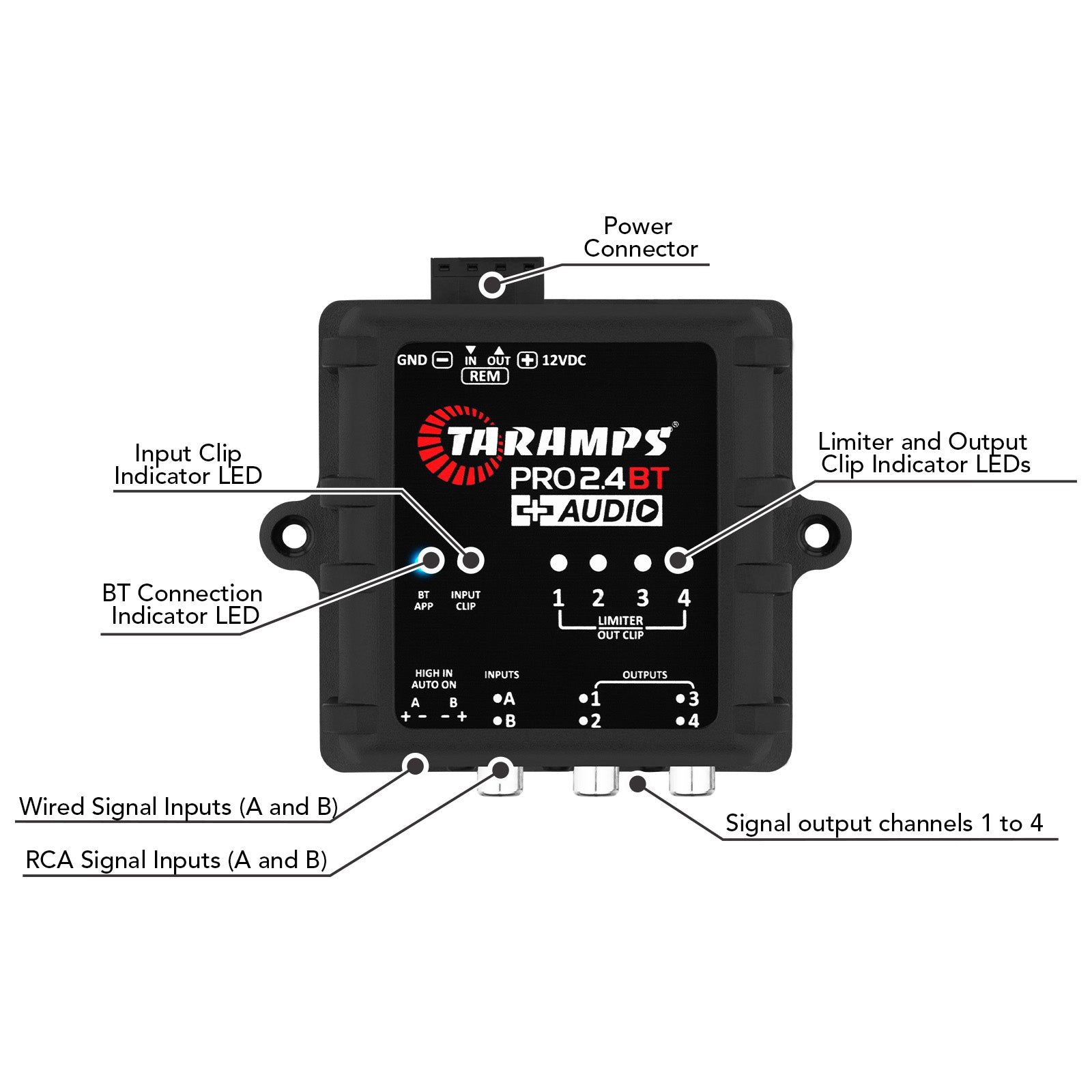 PRO 2.4BT + Audio Processor With Bluetooth - 6