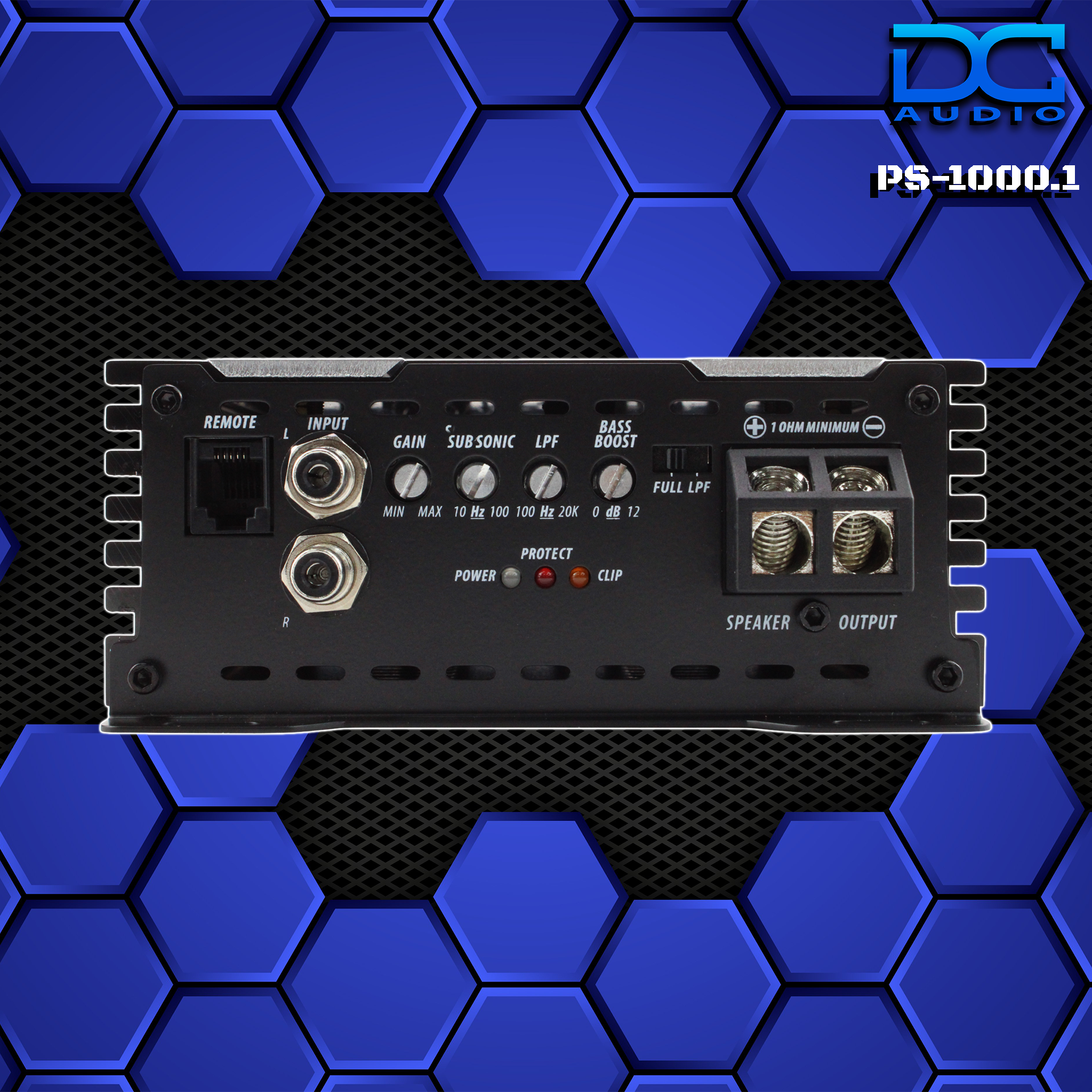 DC Audio PS1000x1 Monoblock Amplifier 1000W RMS 1 Ohm