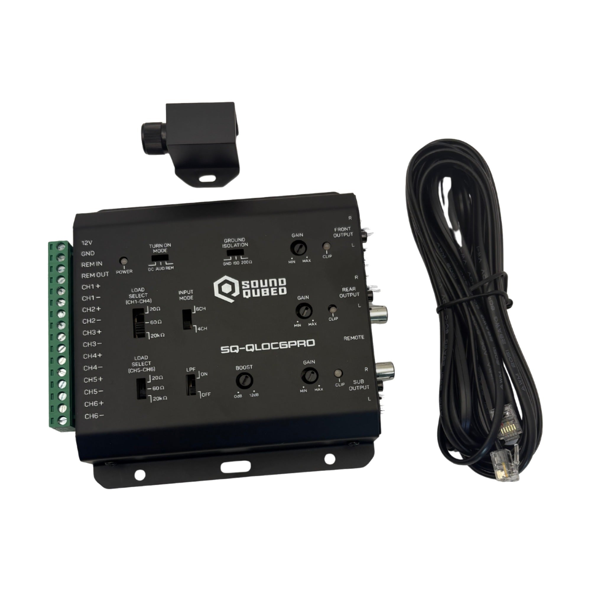SoundQubed Q-LOC6 Pro Active Line Out Converter