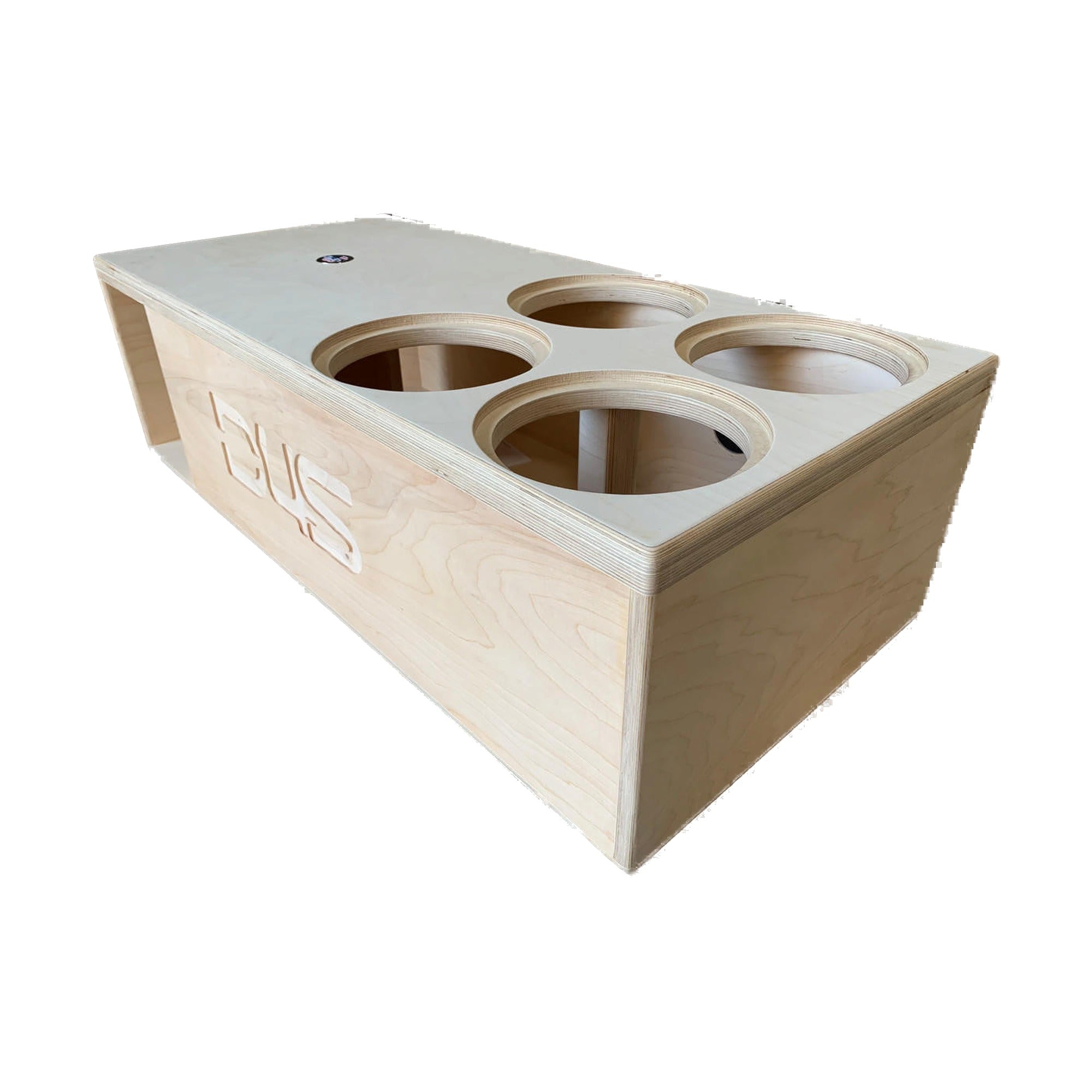 Down4Sound Quad 10" Custom Kerf Ported Subwoofer Box (hand Made IN The Usa) Subwoofer Enclosure
