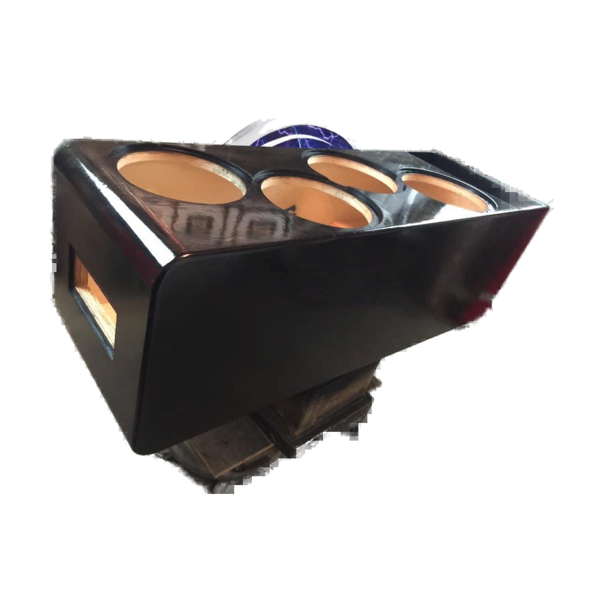 Down4Sound Quad 12" Custom Kerf Ported Subwoofer Box (hand Made IN The Usa) Subwoofer Enclosure