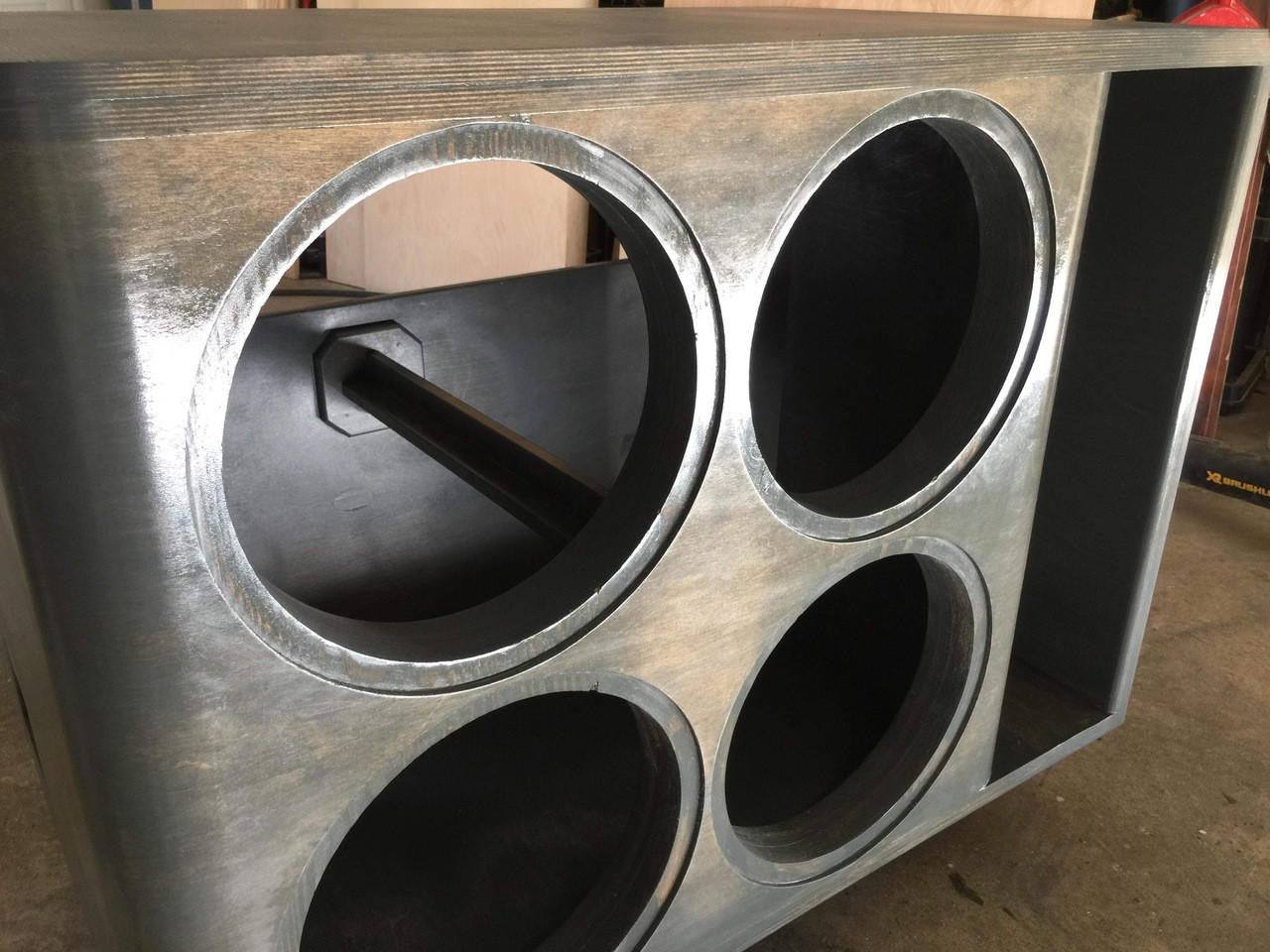 Down4Sound Quad 15" Custom Kerf Ported Subwoofer Box (hand Made IN The Usa) Subwoofer Enclosure