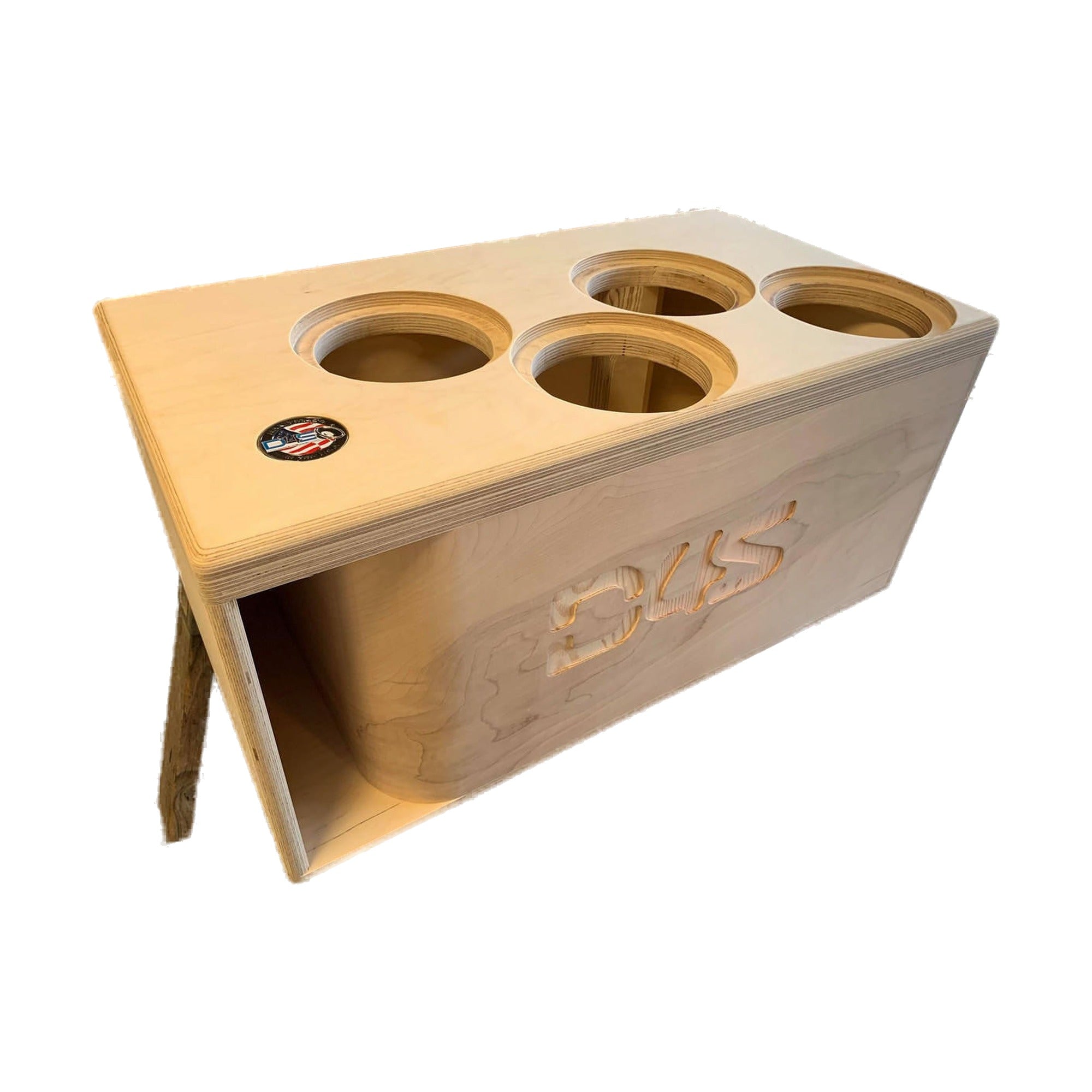 Down4Sound Quad 6.5 OR 8" Custom Kerf Ported Subwoofer Box Subwoofer Enclosure