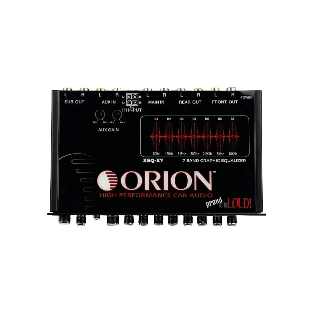Orion XEQ-X7 XTR Series Car Audio Signal Processor | JS Ultimate Sounds