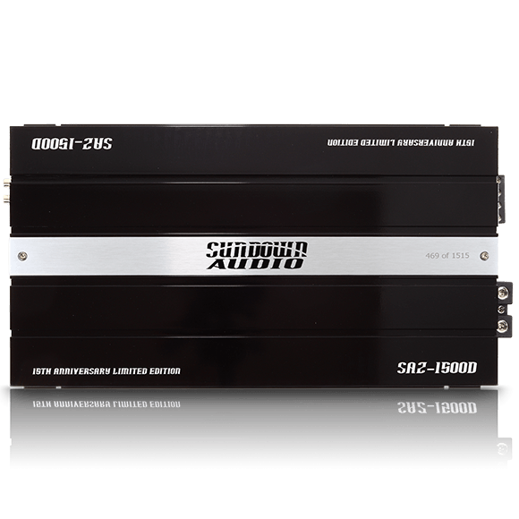 Sundown Audio SAZ-1500 15th Anniversary Edition 1500W Class-D Amplifier