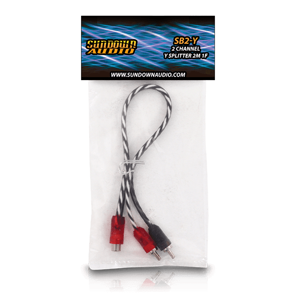 Sundown Audio SB2-Y 2-Channel RCA Y-Splitter