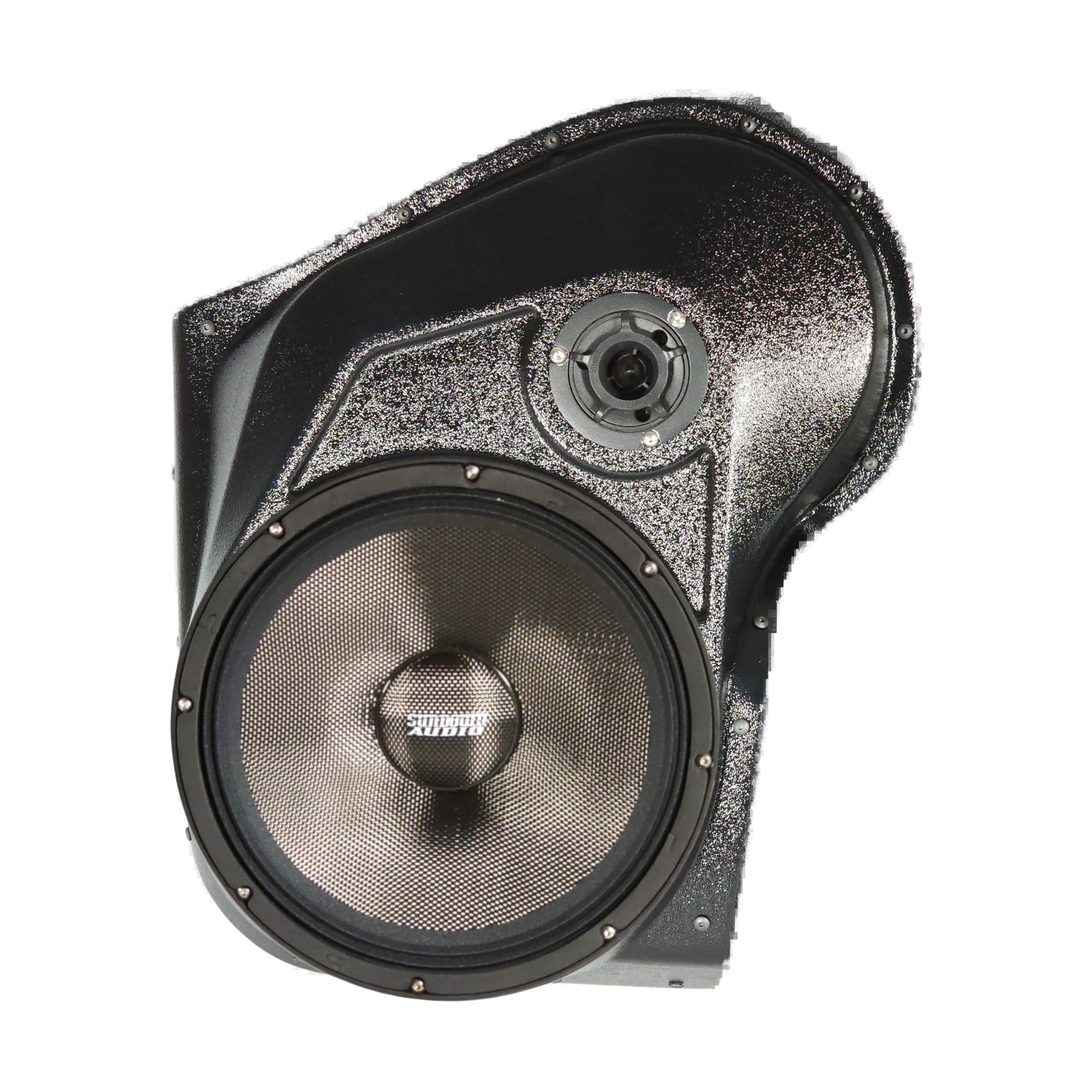 Custom Speaker Pods 10-GM-FT-UH-EW-FD-T3 10" + 3.5" Front Pods - 10-14 Escalade