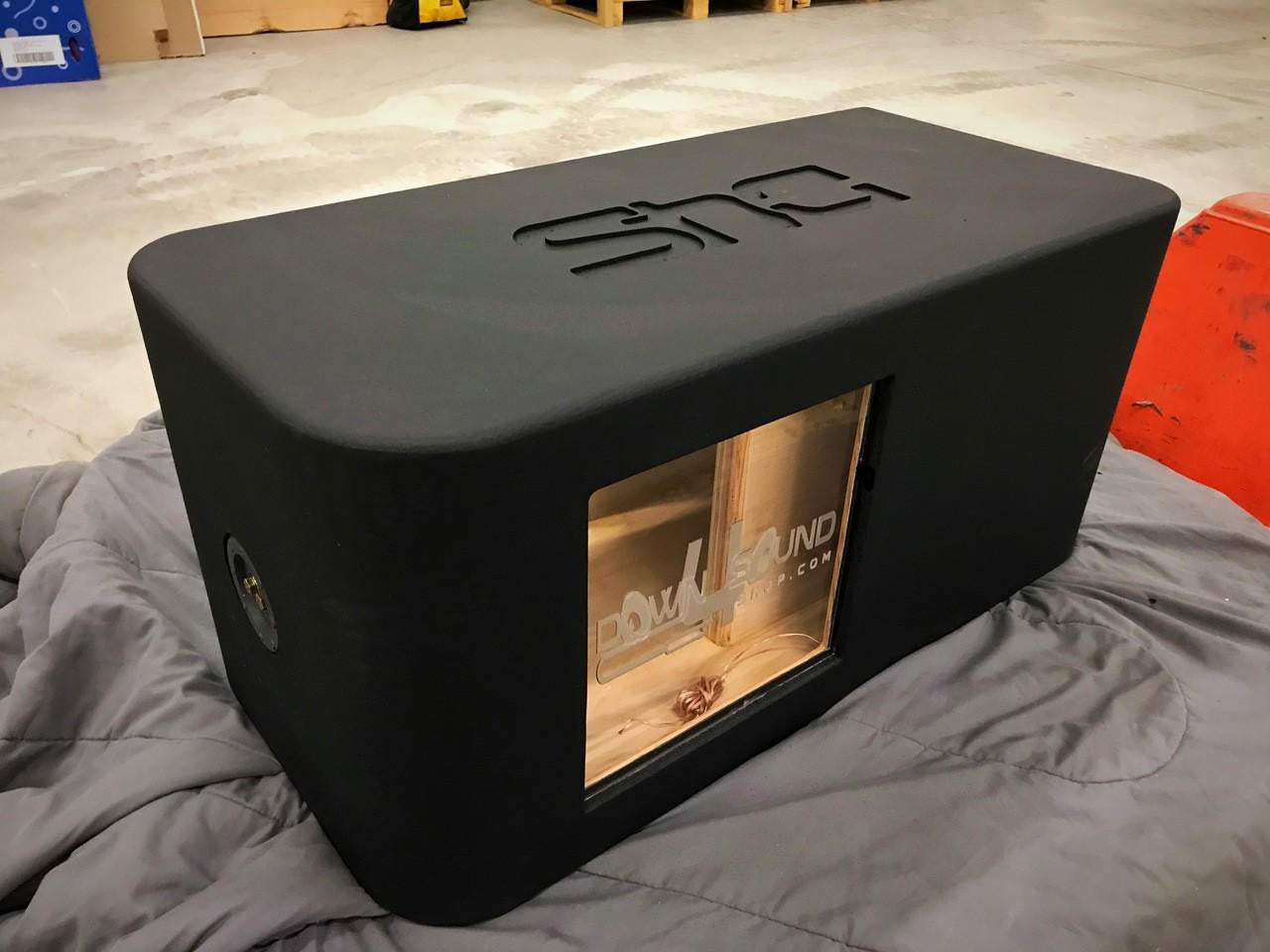 Down4Sound Single 10" Custom Kerf Ported Subwoofer Box (hand Made IN The Usa) Subwoofer Enclosure