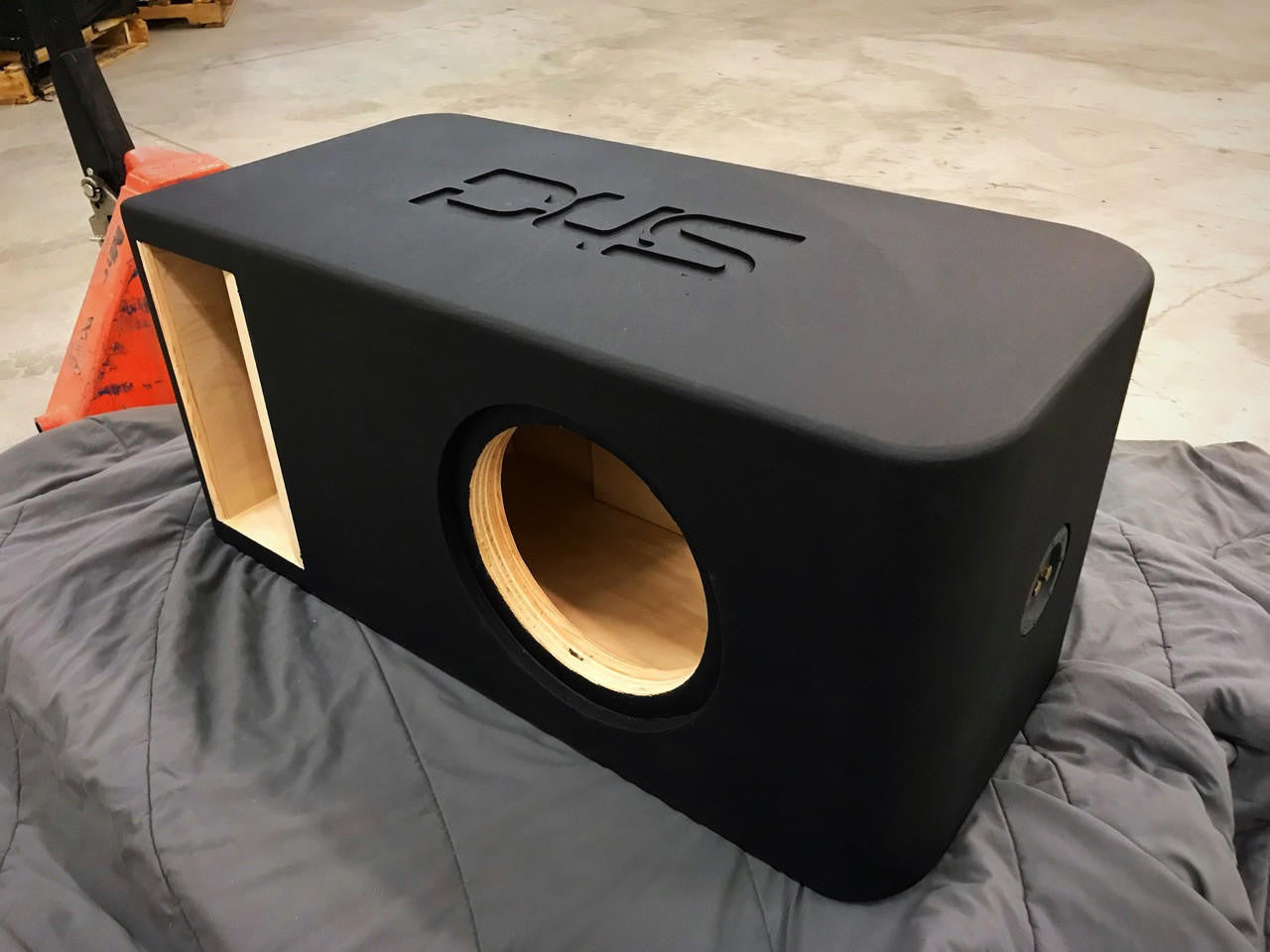 Down4Sound Single 10" Custom Kerf Ported Subwoofer Box (hand Made IN The Usa) Subwoofer Enclosure