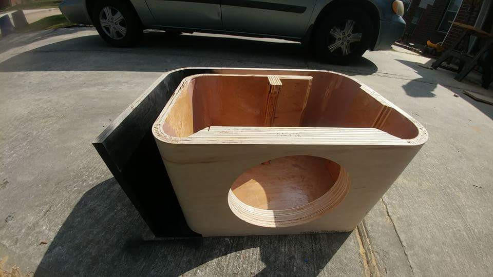 Down4Sound Single 12" Custom Kerf Ported Subwoofer Box (hand Made IN The Usa) Subwoofer Enclosure