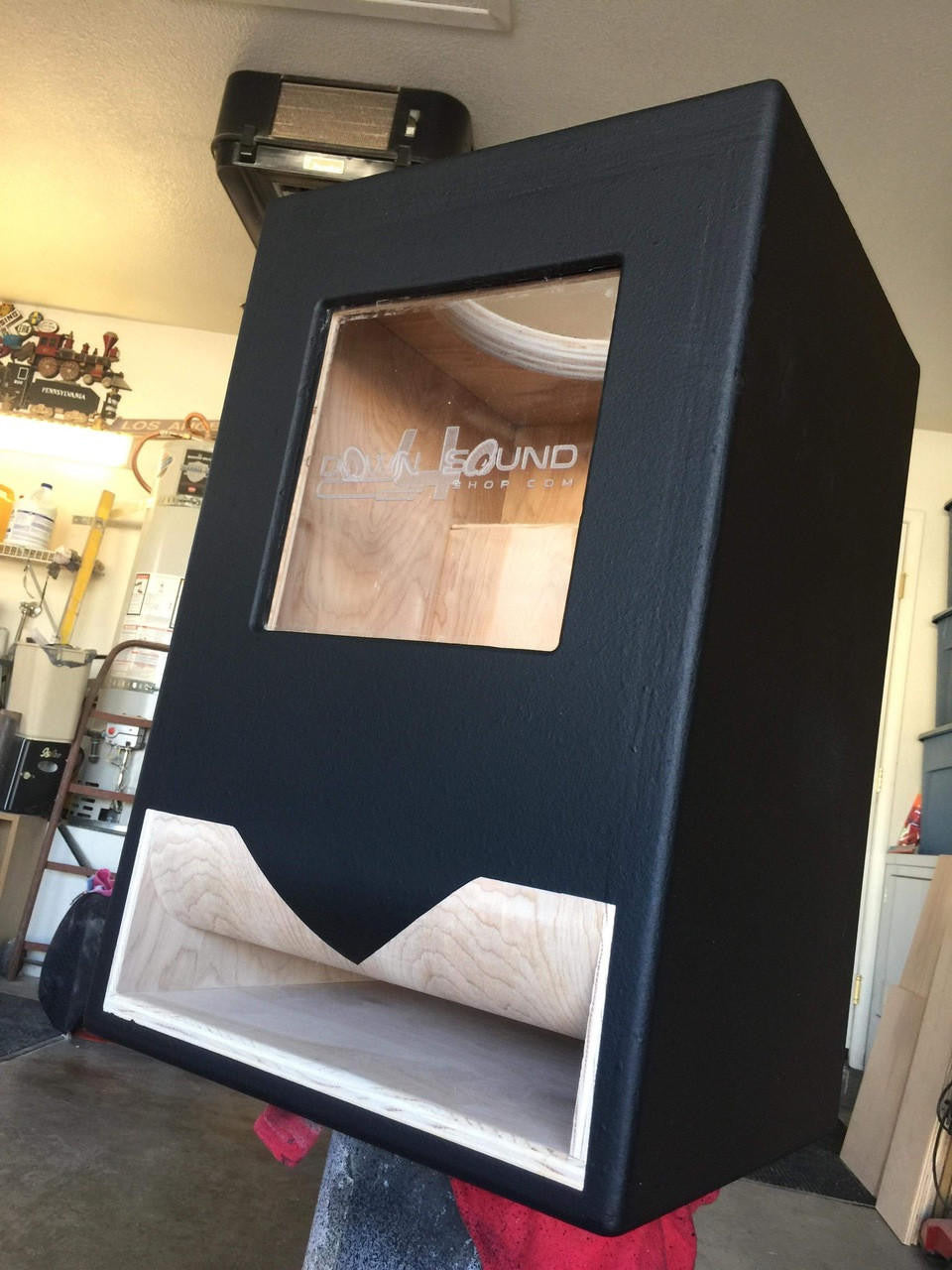 Down4Sound Single 12" Custom Kerf Ported Subwoofer Box (hand Made IN The Usa) Subwoofer Enclosure