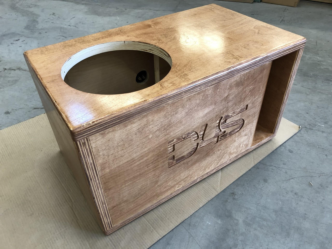 Down4Sound Single 15" Custom Kerf Ported Subwoofer Box (hand Made IN The Usa) Subwoofer Enclosure