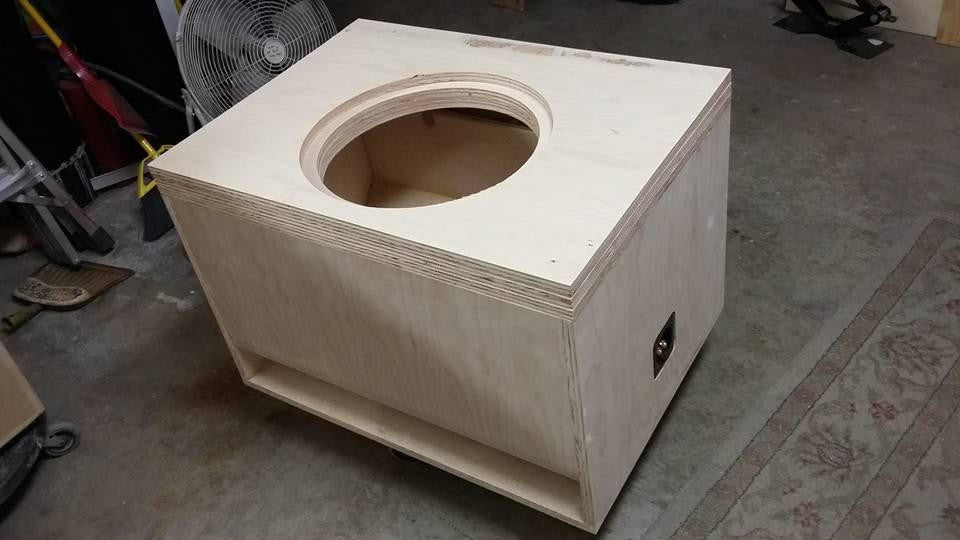 Down4Sound Single 15" Custom Kerf Ported Subwoofer Box (hand Made IN The Usa) Subwoofer Enclosure