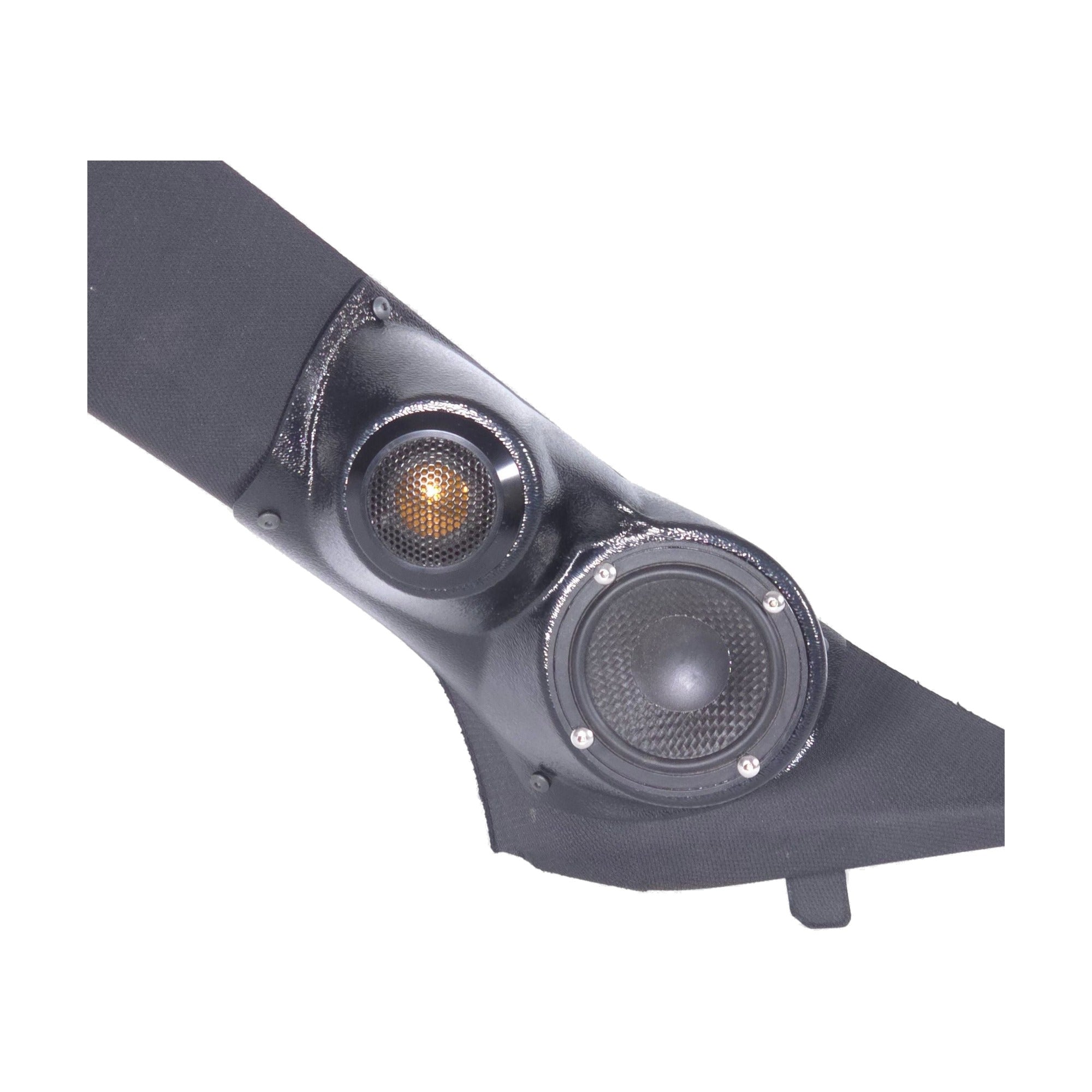 Custom Speaker Pods 18-BW-X1-UV-AL-LA-32 3.5" + 2" A-Pillar Pods - 18-23 X1-X2