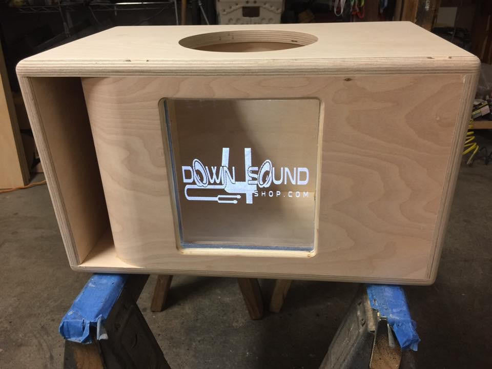 Down4Sound Single 6.5" OR 8" Custom Kerf Ported Subwoofer Box (hand Made IN The Usa) Subwoofer Enclosure