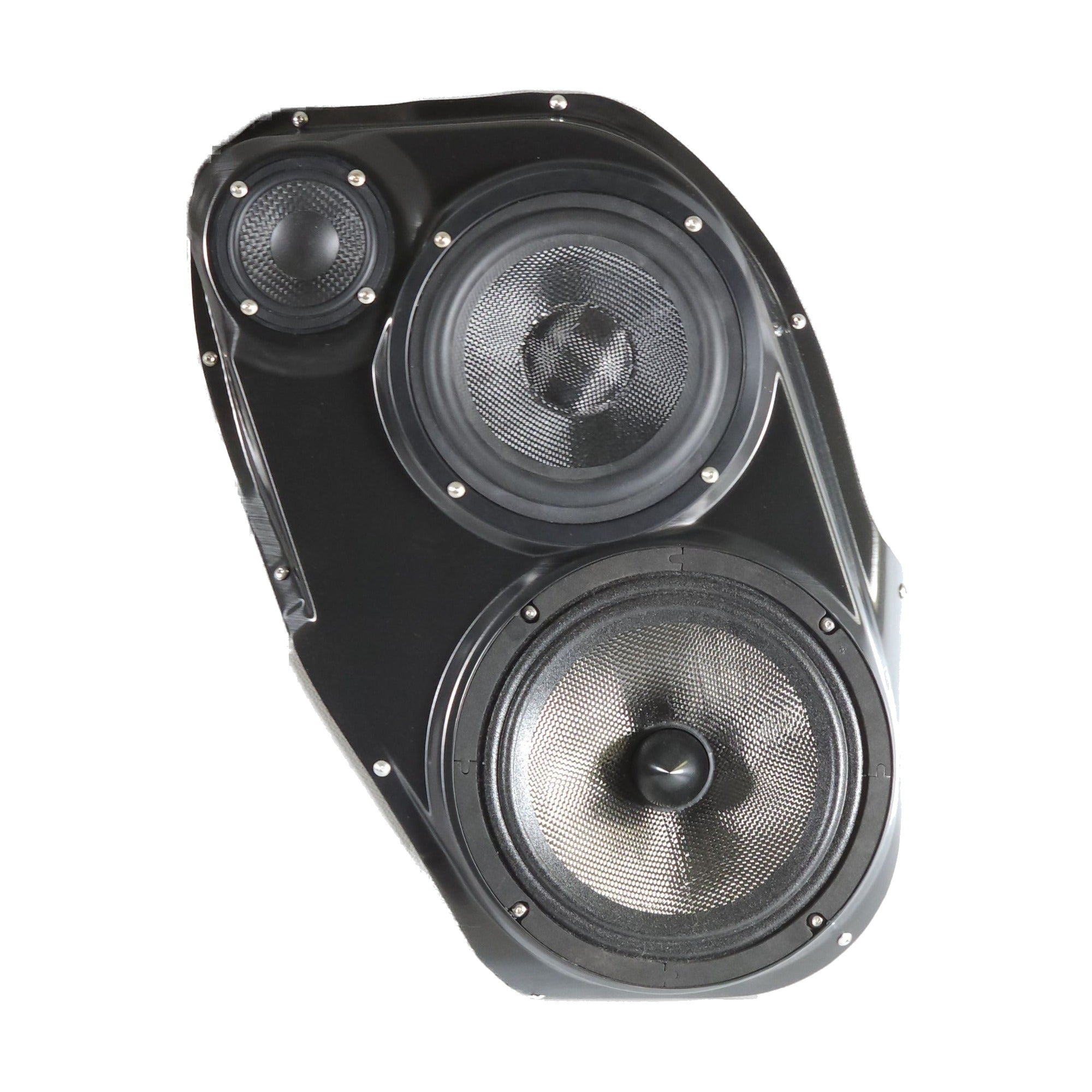 Custom Speaker Pods 07-GM-FP-LH-EW-FD-8P 8" and 6.5" and 3.5" Pods - 07-09 Silverado