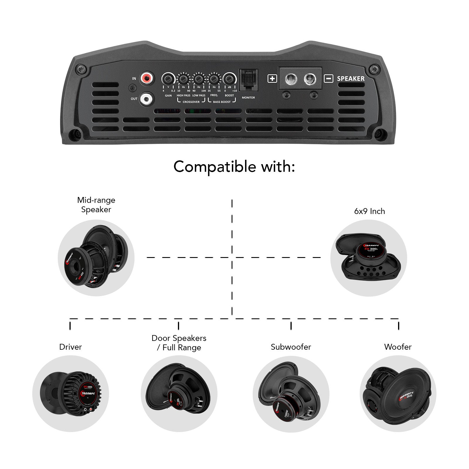 Taramps SMART3 Car Audio Amplifier - 8