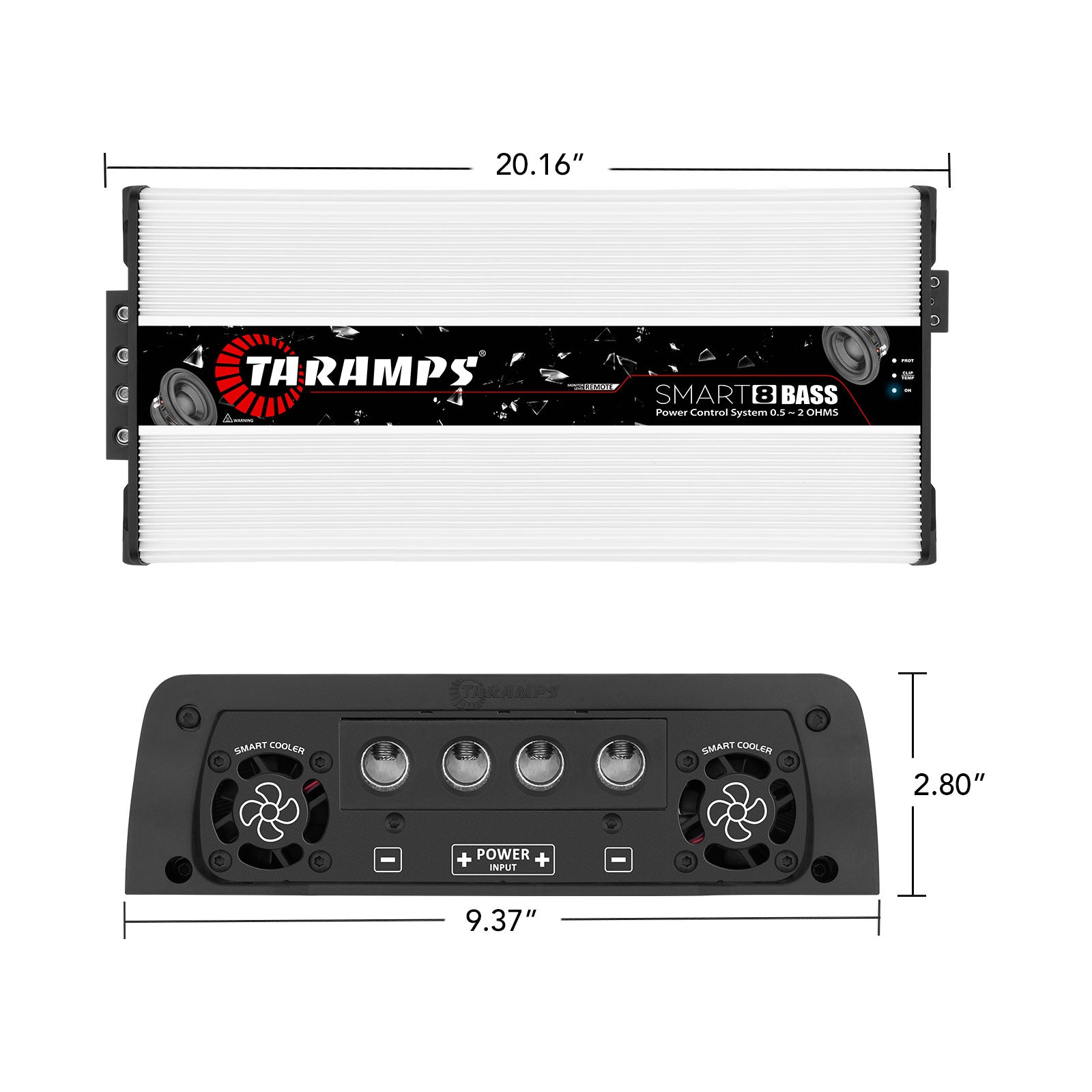 Taramps SMART8 BASS Car Audio Amplifier - 4