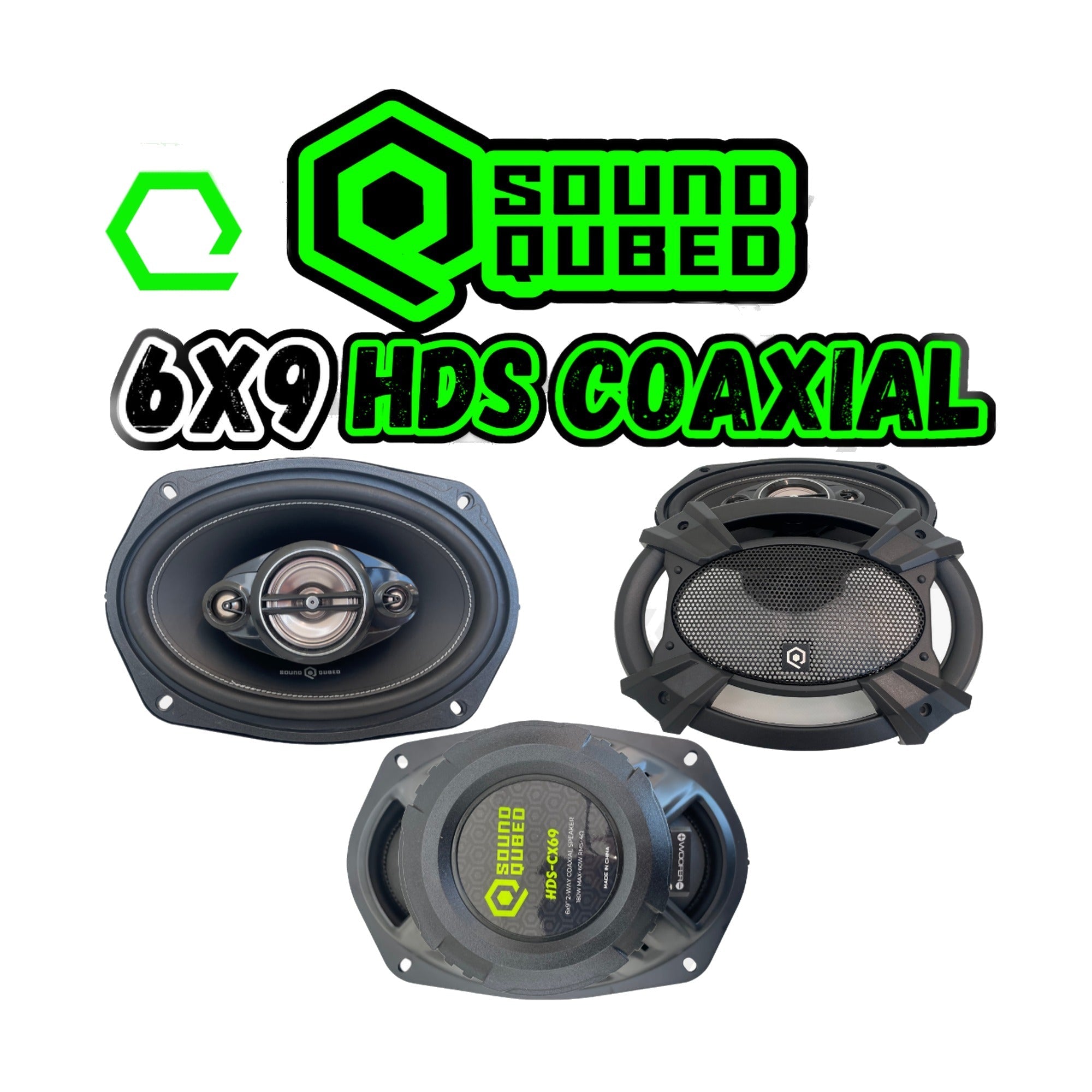 SoundQubed HDS 6x9" Pro Audio Speaker Car Audio