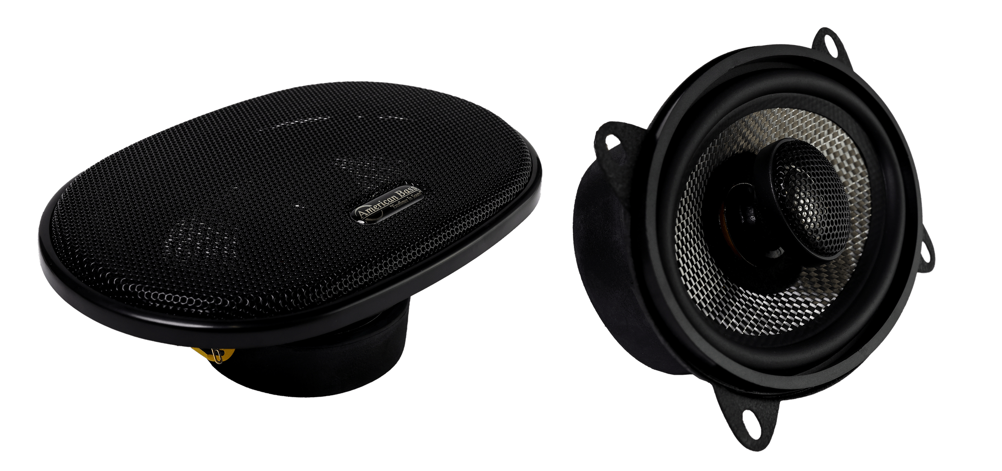 American Bass SQ 4.6" Full Range Speakers 50 Watts (Pair)