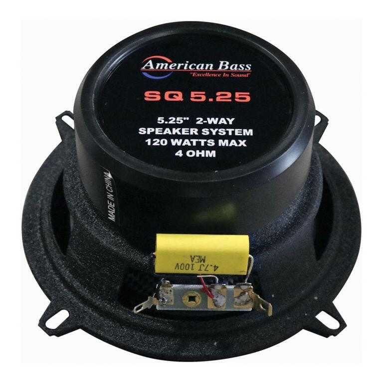 American Bass SQ 5.25" Full Range Speakers 60 Watts (Pair)